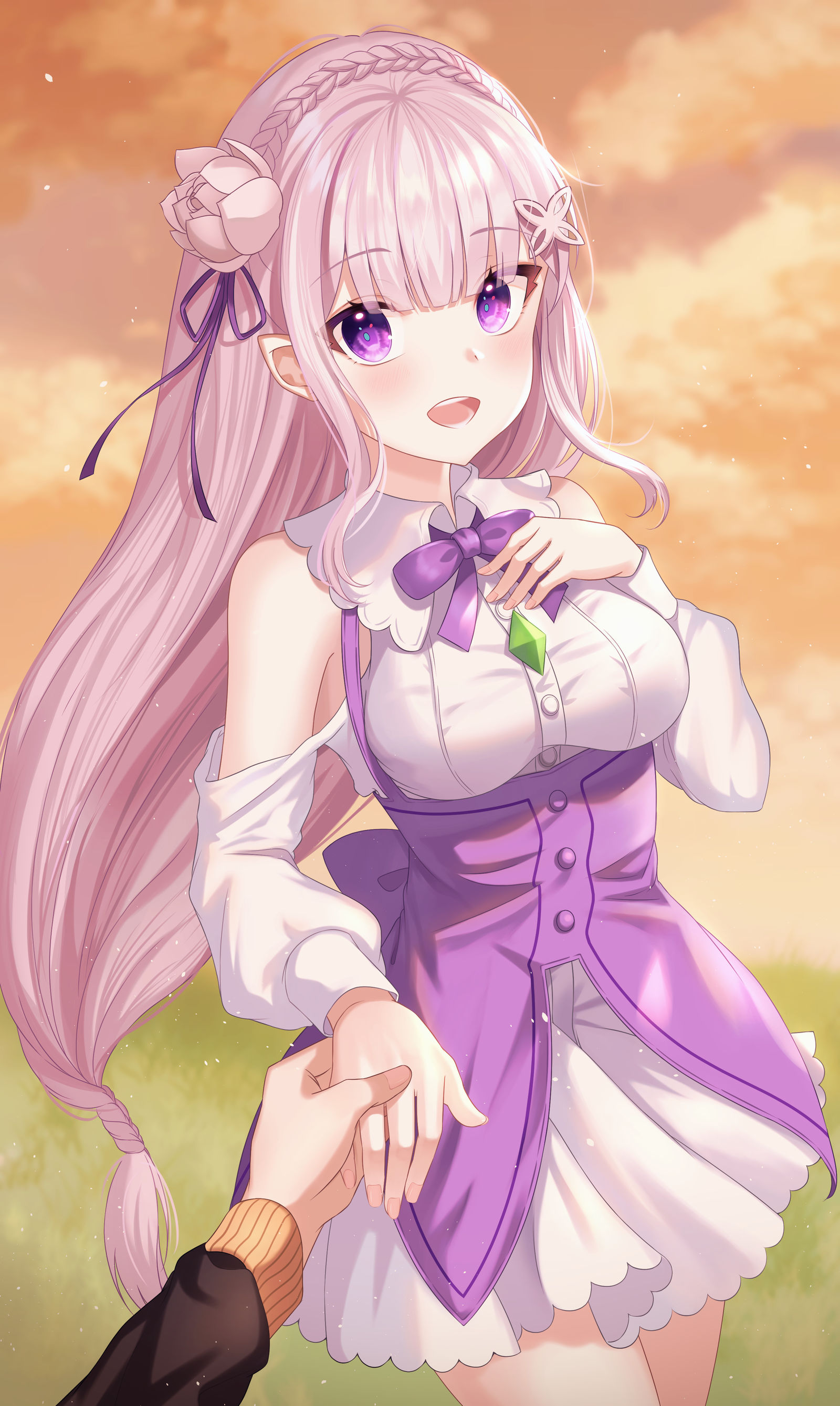 エミリア-女孩子Re:从零开始的异世界生活