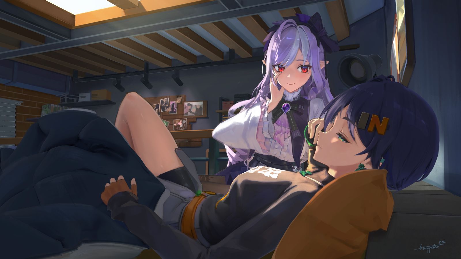 该起床啦~插画图片壁纸