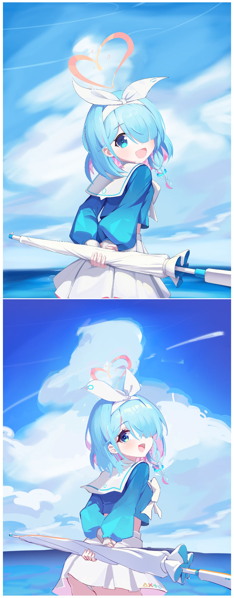 微评画_呱！是蓝色恶魔！【粉丝评画の43】