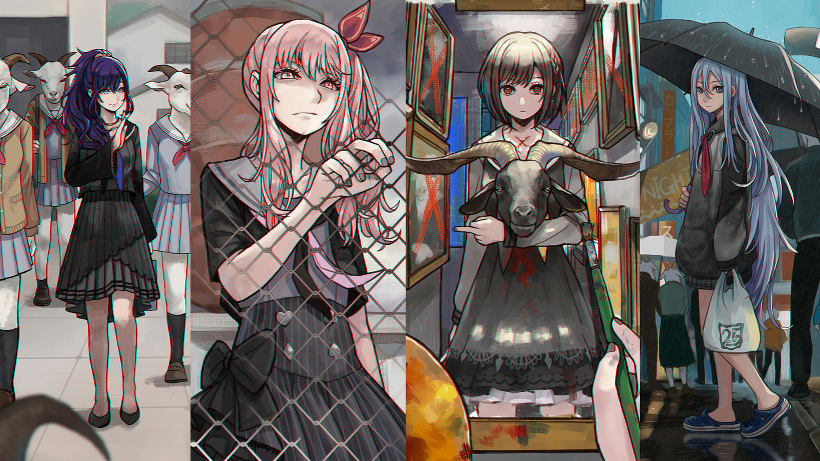 ニーゴと黒い羊头像同人高清图