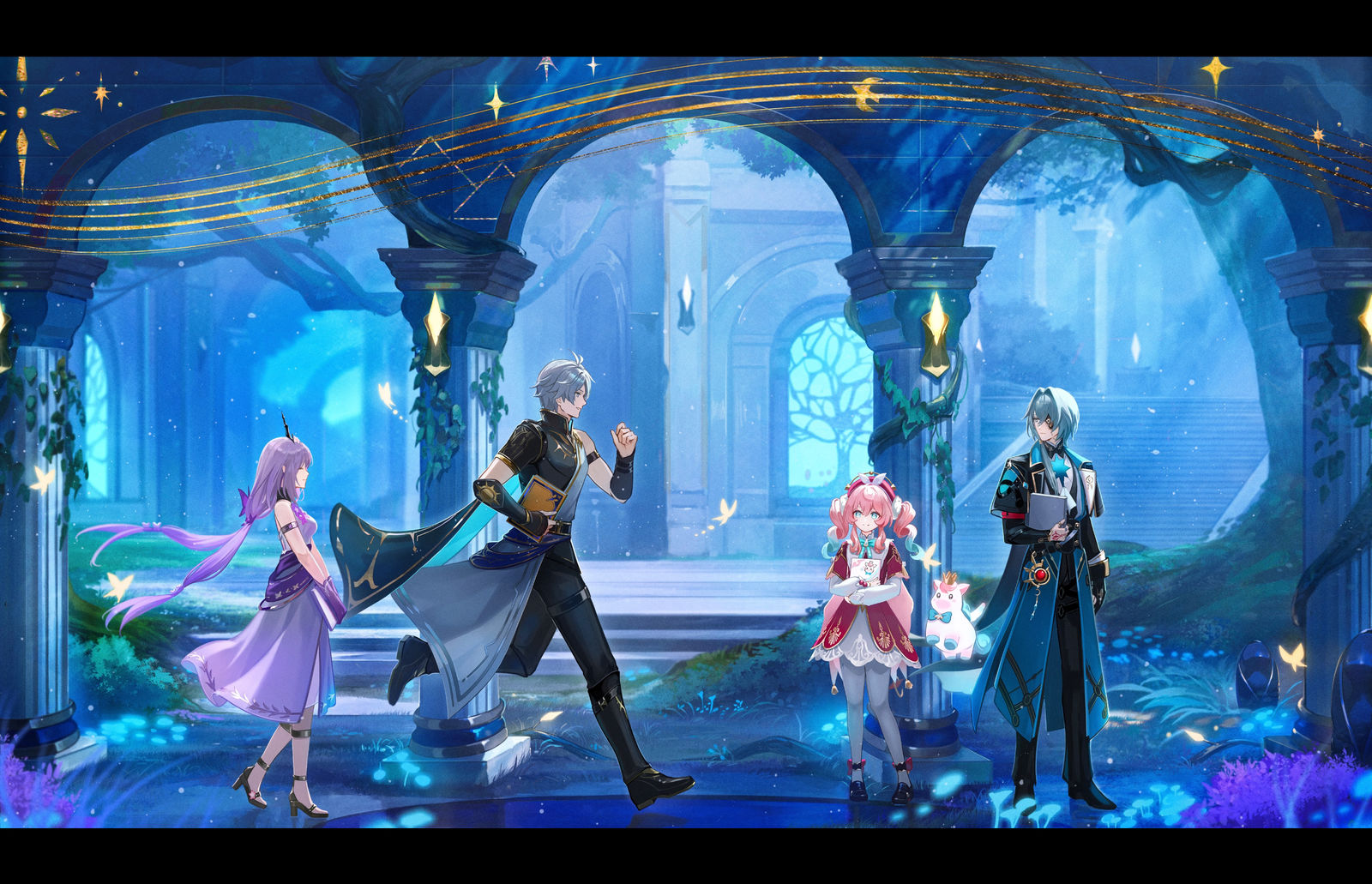 樹庭插画图片壁纸