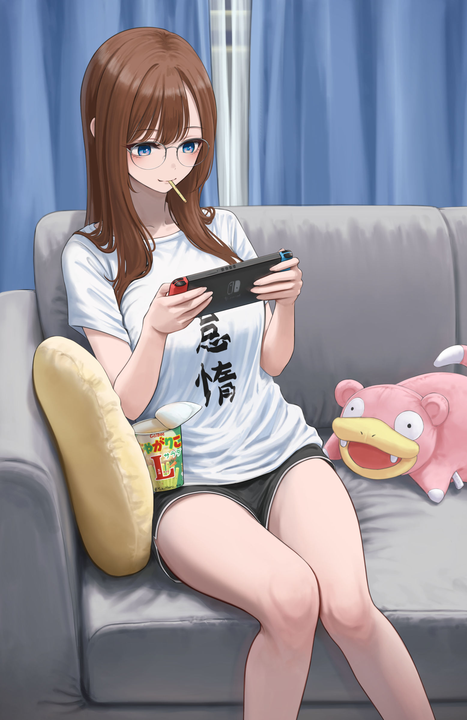 「よし、6V」-女孩子眼鏡