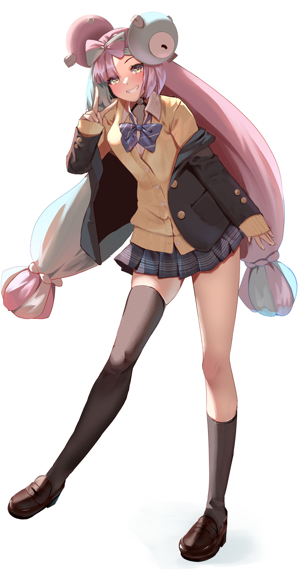 制服ナンジャモ插画图片壁纸