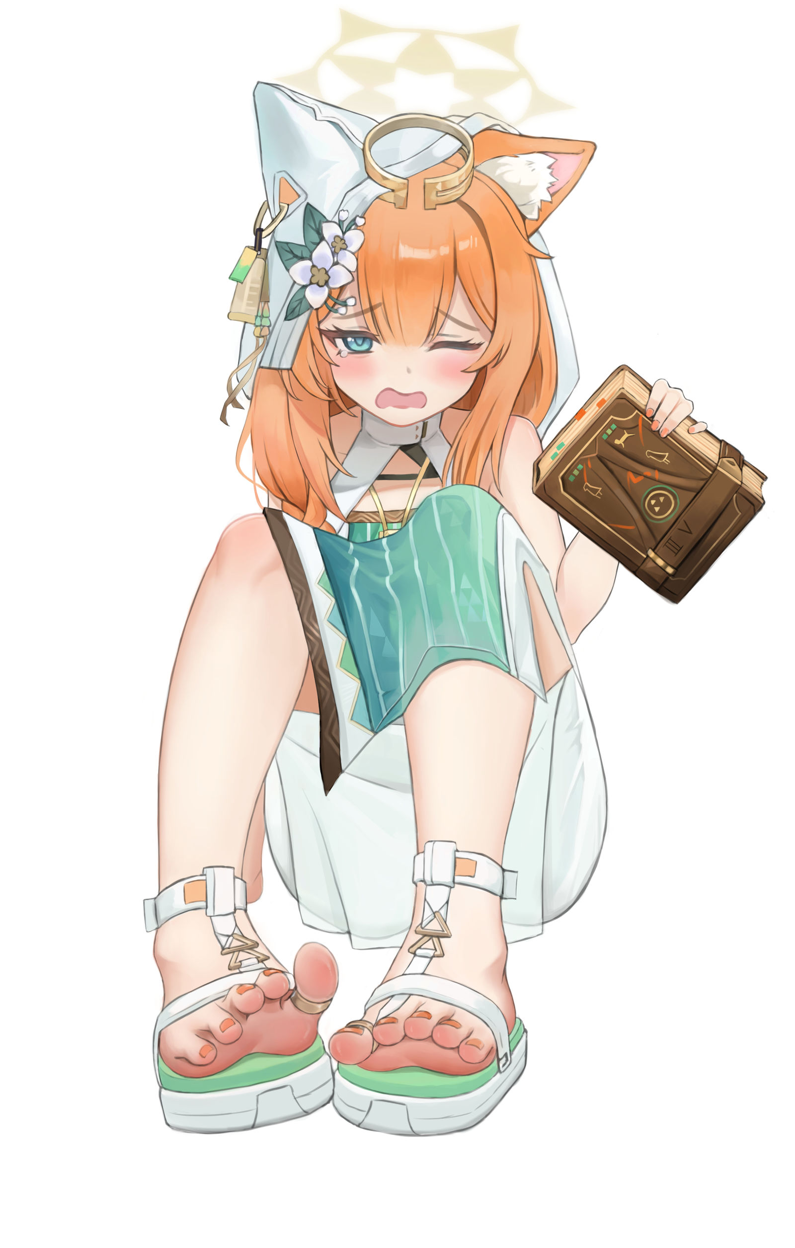 玛丽穿上了莎草的衣服