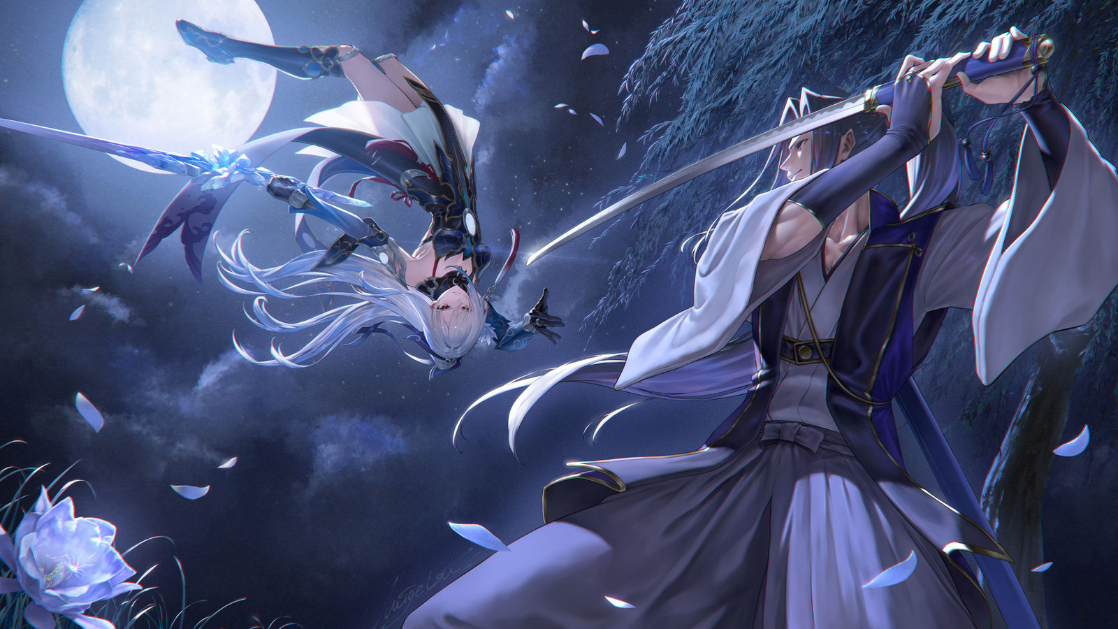 鏡流vs佐々木小次郎～スタレｘFateコラボ～头像同人高清图