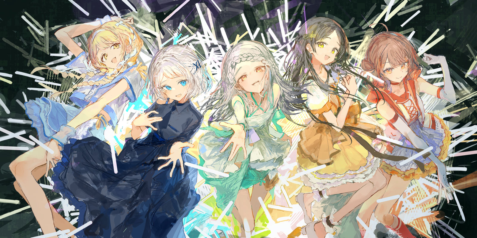 学マス一周年 插画图片壁纸