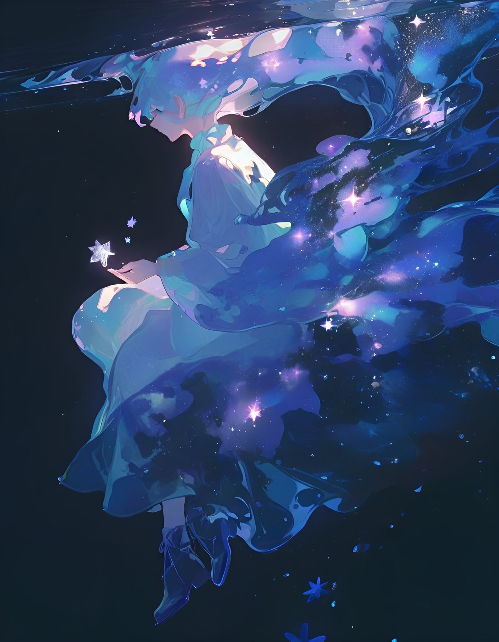 玛修-深海的夜空头像同人高清图
