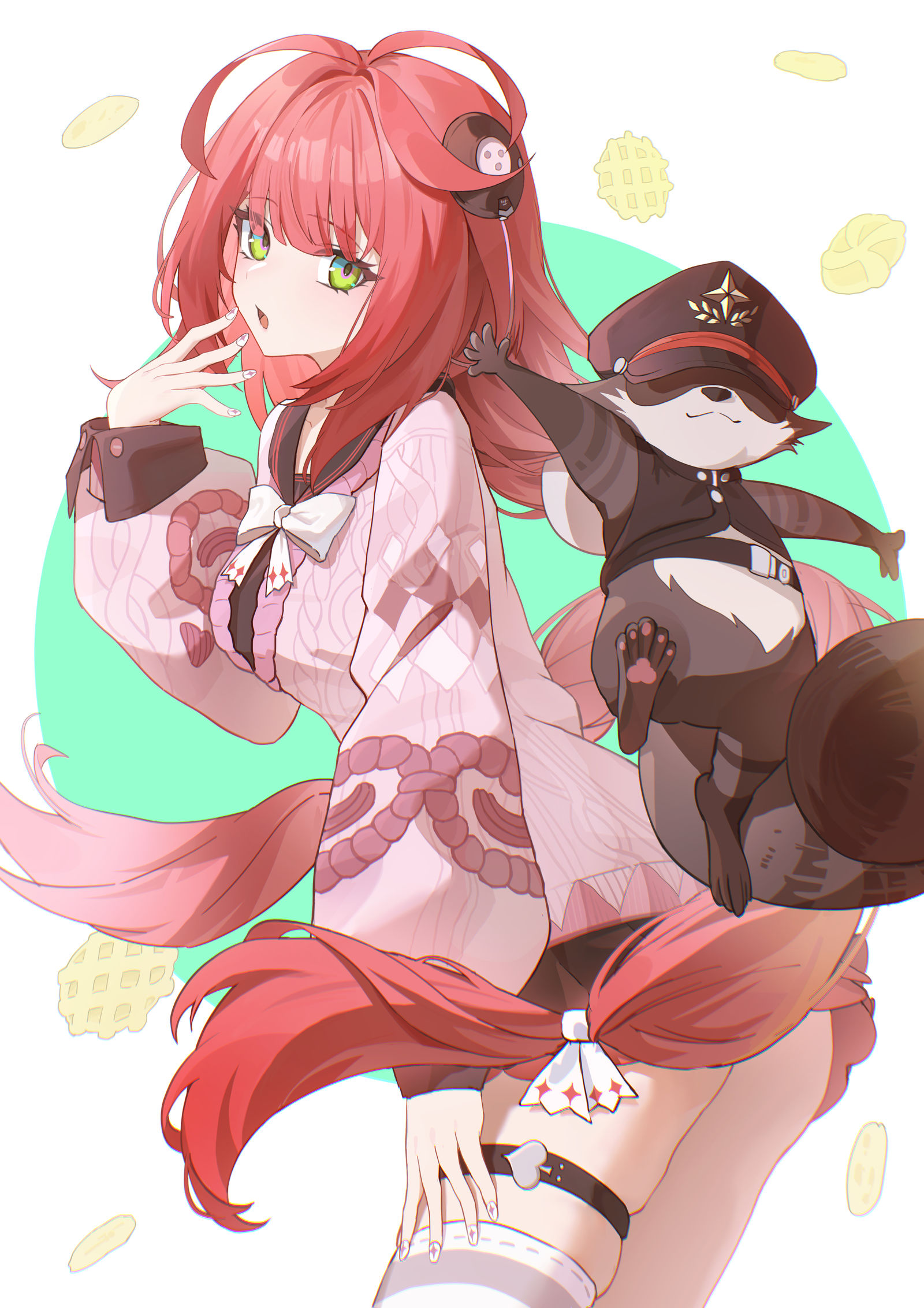 画了柚叶插画图片壁纸