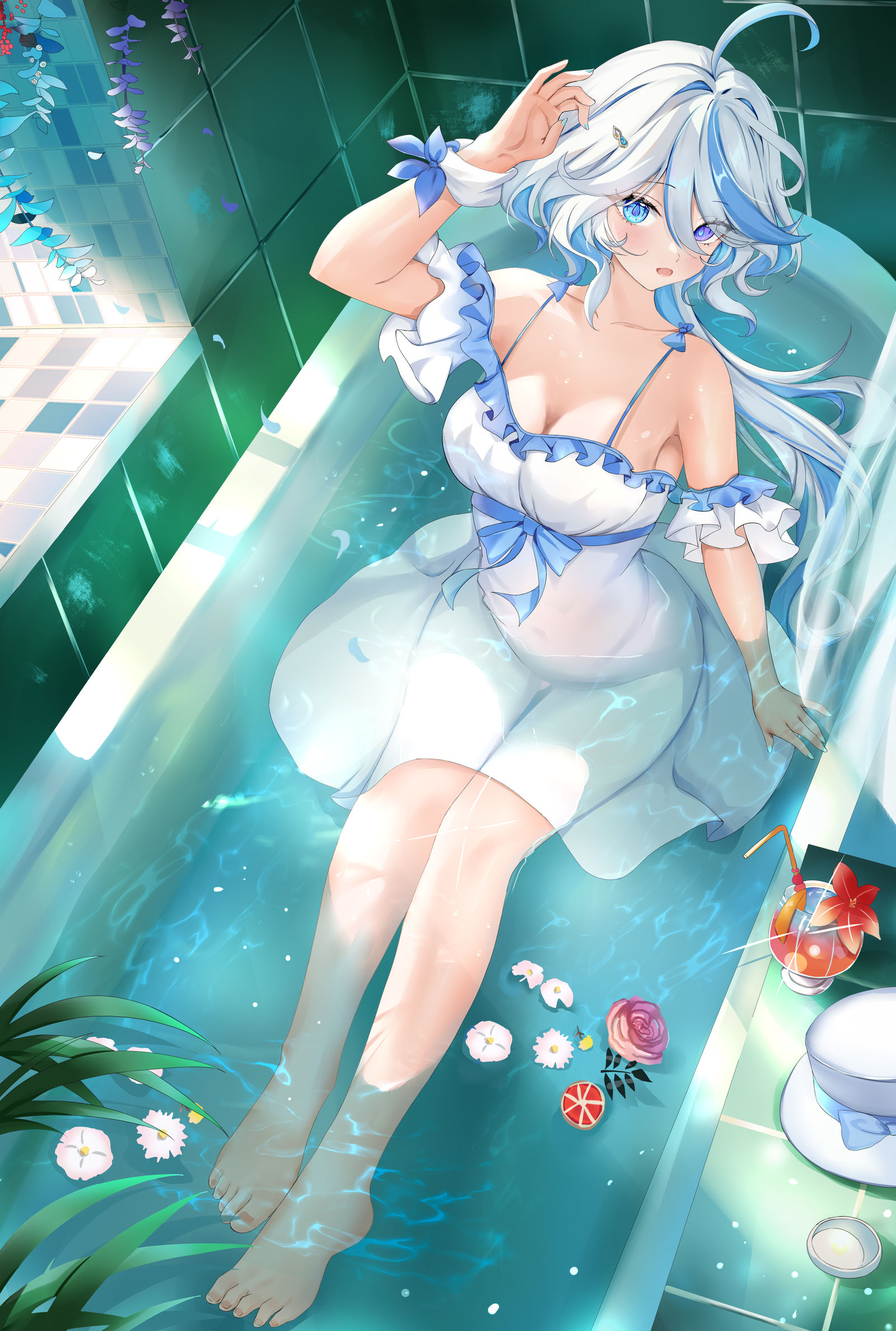 浴室芙宁娜头像同人高清图