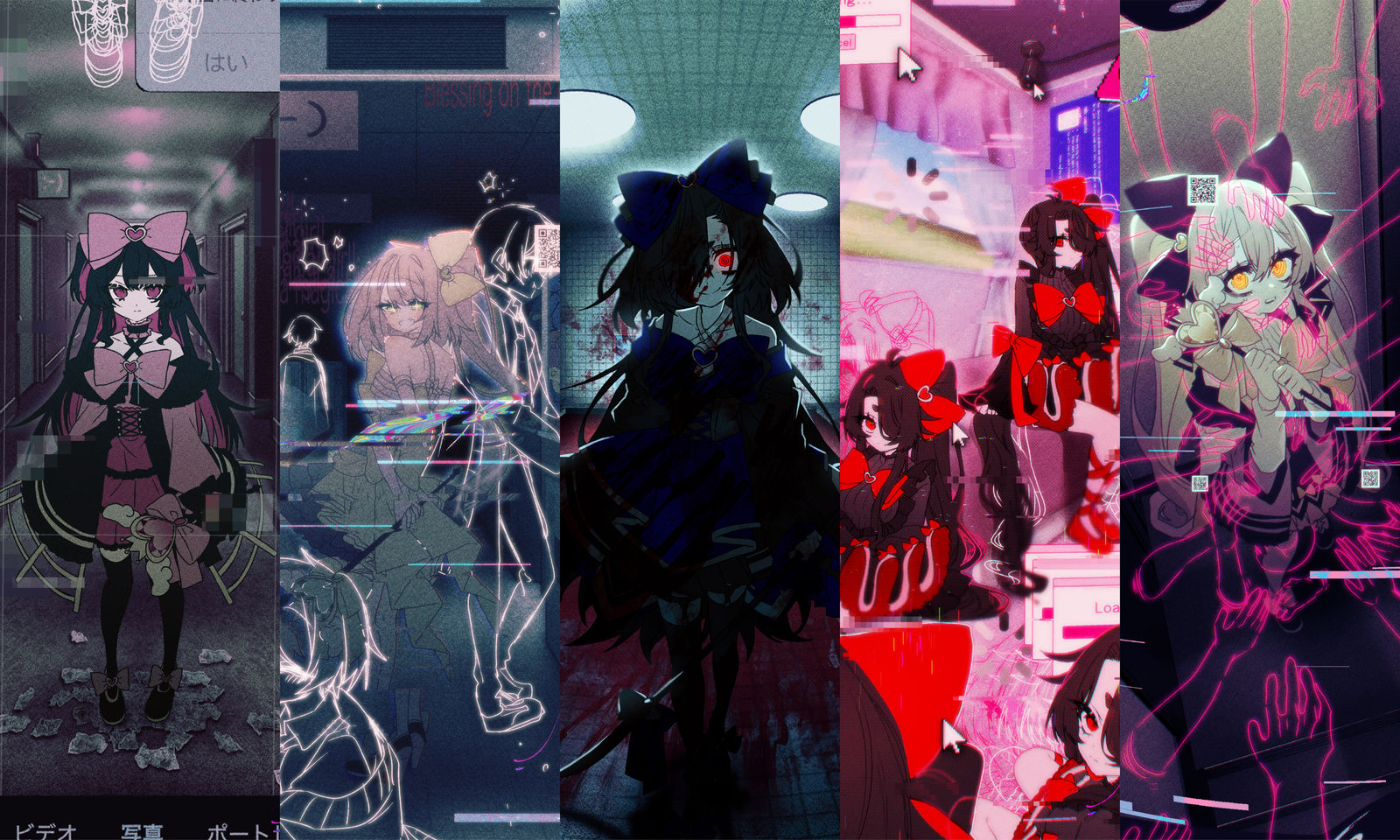 magical girl in liminal Spaces