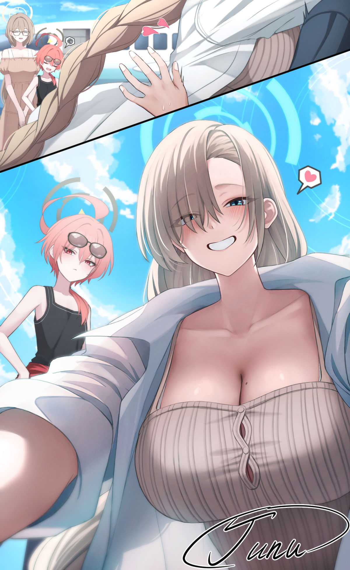 C&C 와 휴가 (아스나)插画图片壁纸