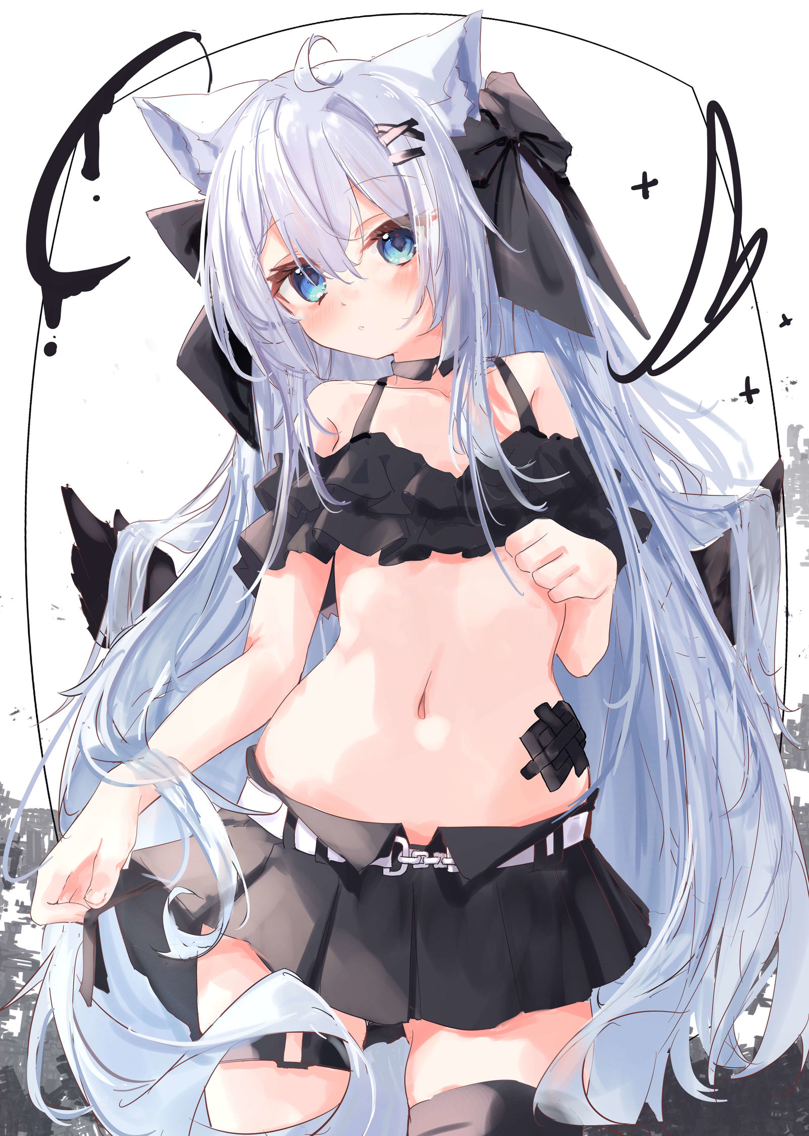 けもみみ×へそ出し