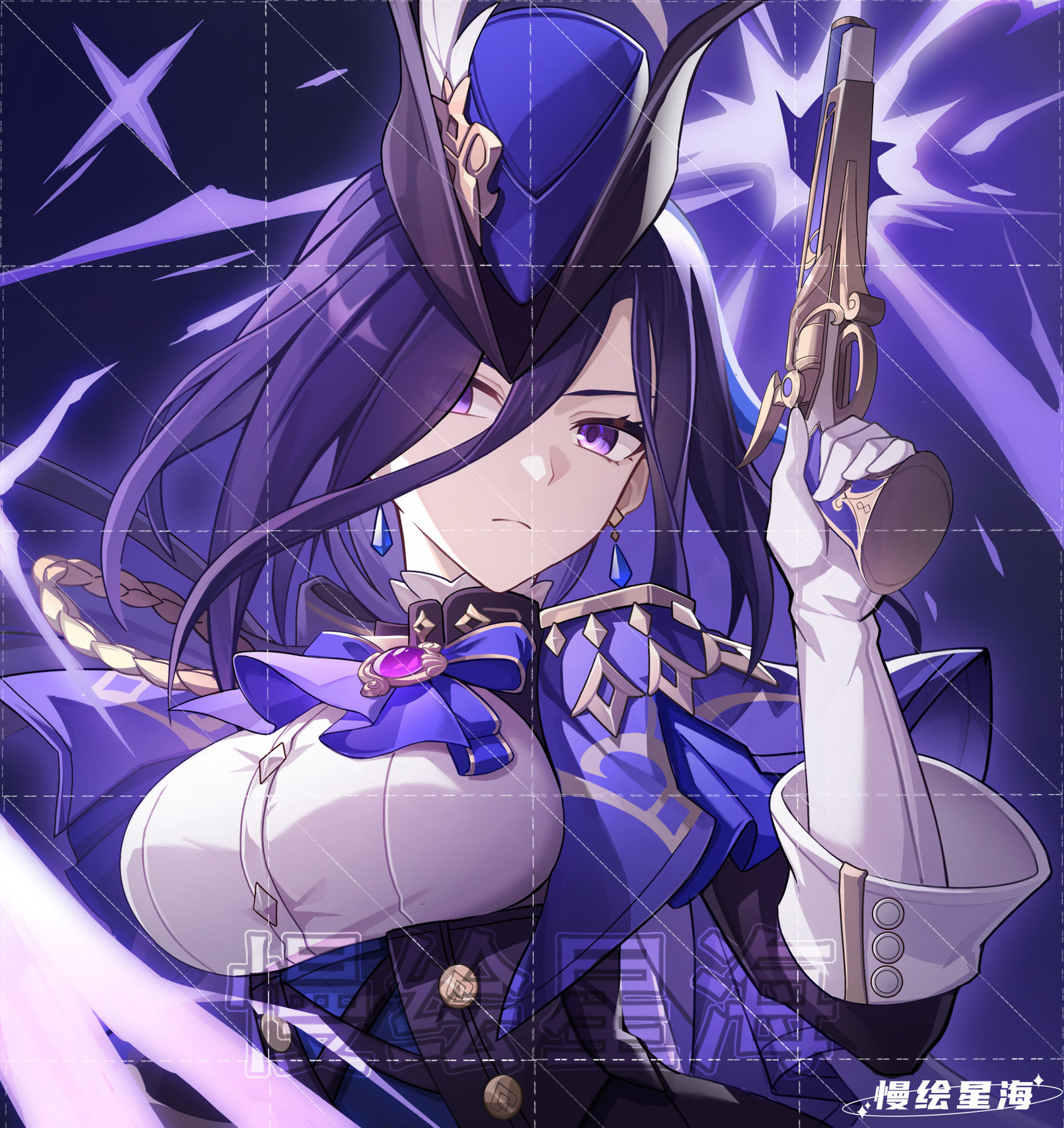 P站画师作品_原神丨克洛琳德 头像插画
