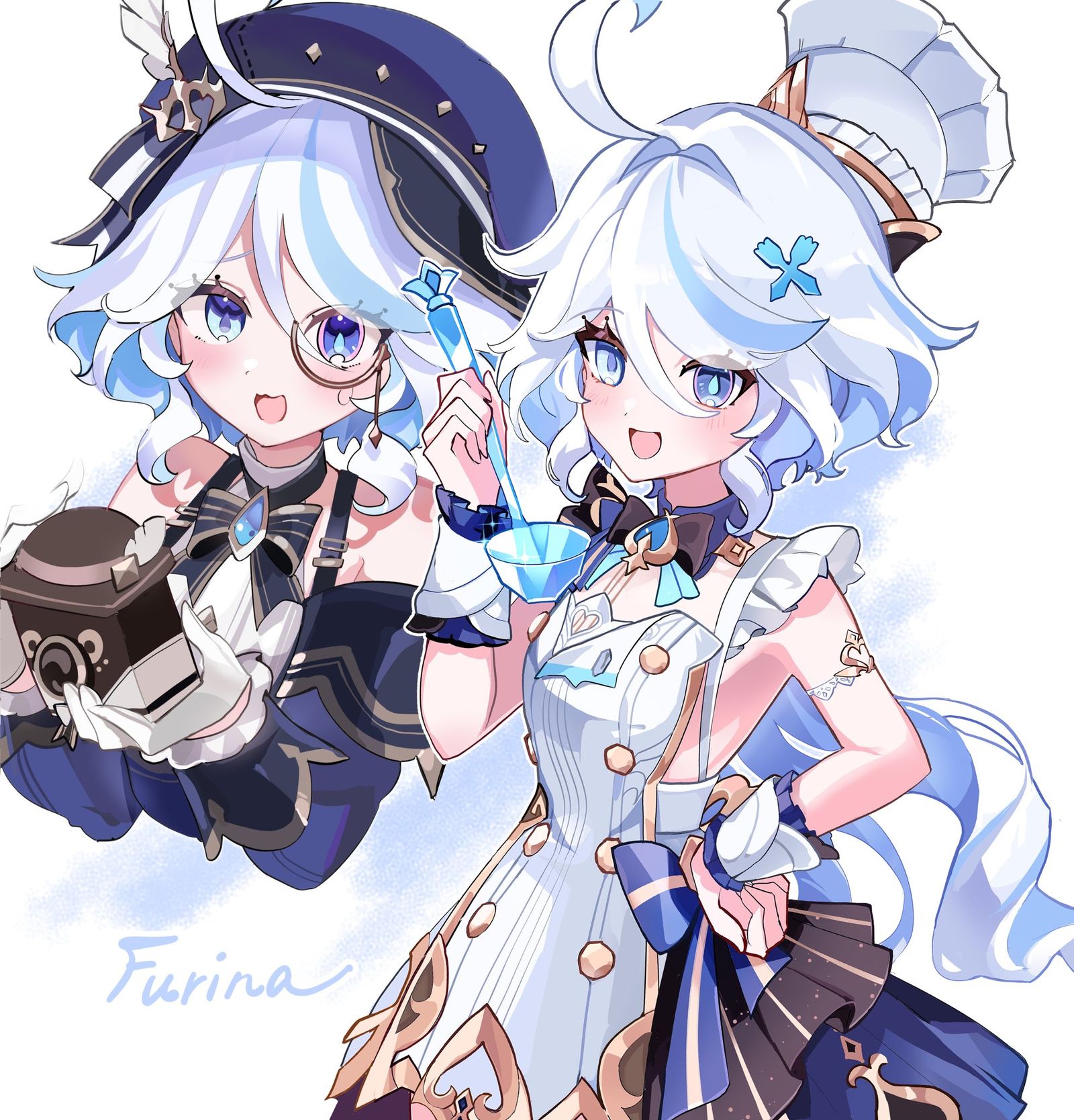 フリーナ衣装入れ替え