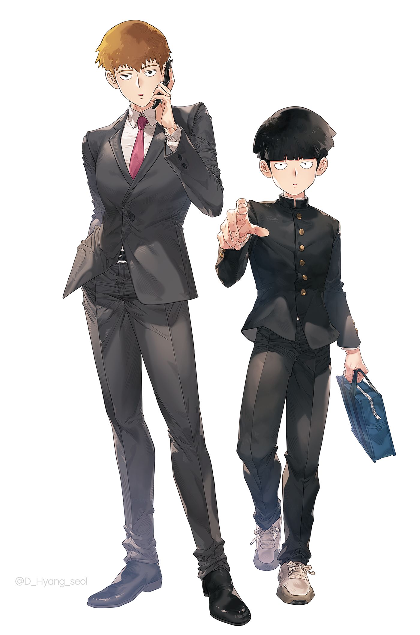 れい げん &モブ插画图片壁纸