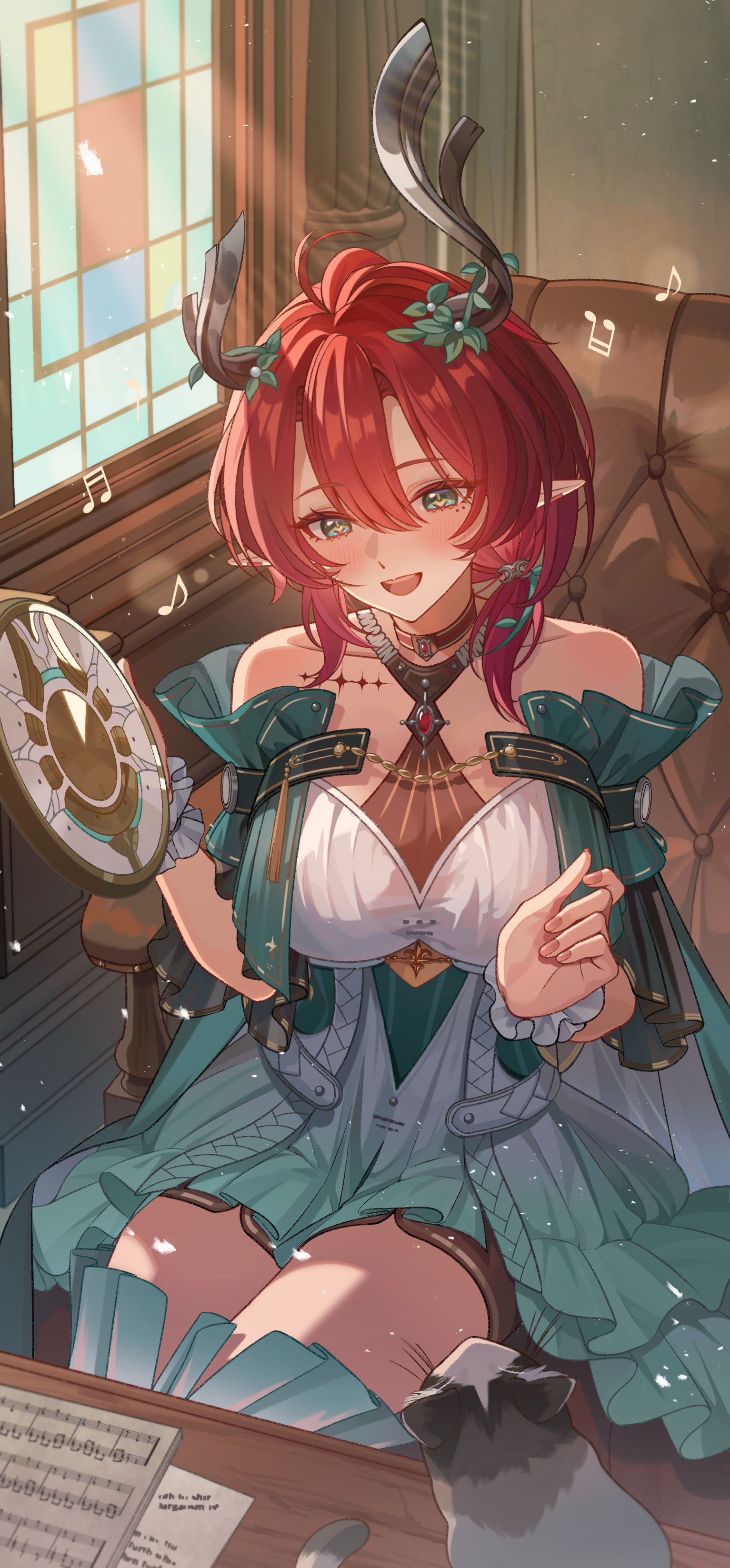 君もこの詩を気に入ってくれたのかな？插画图片壁纸