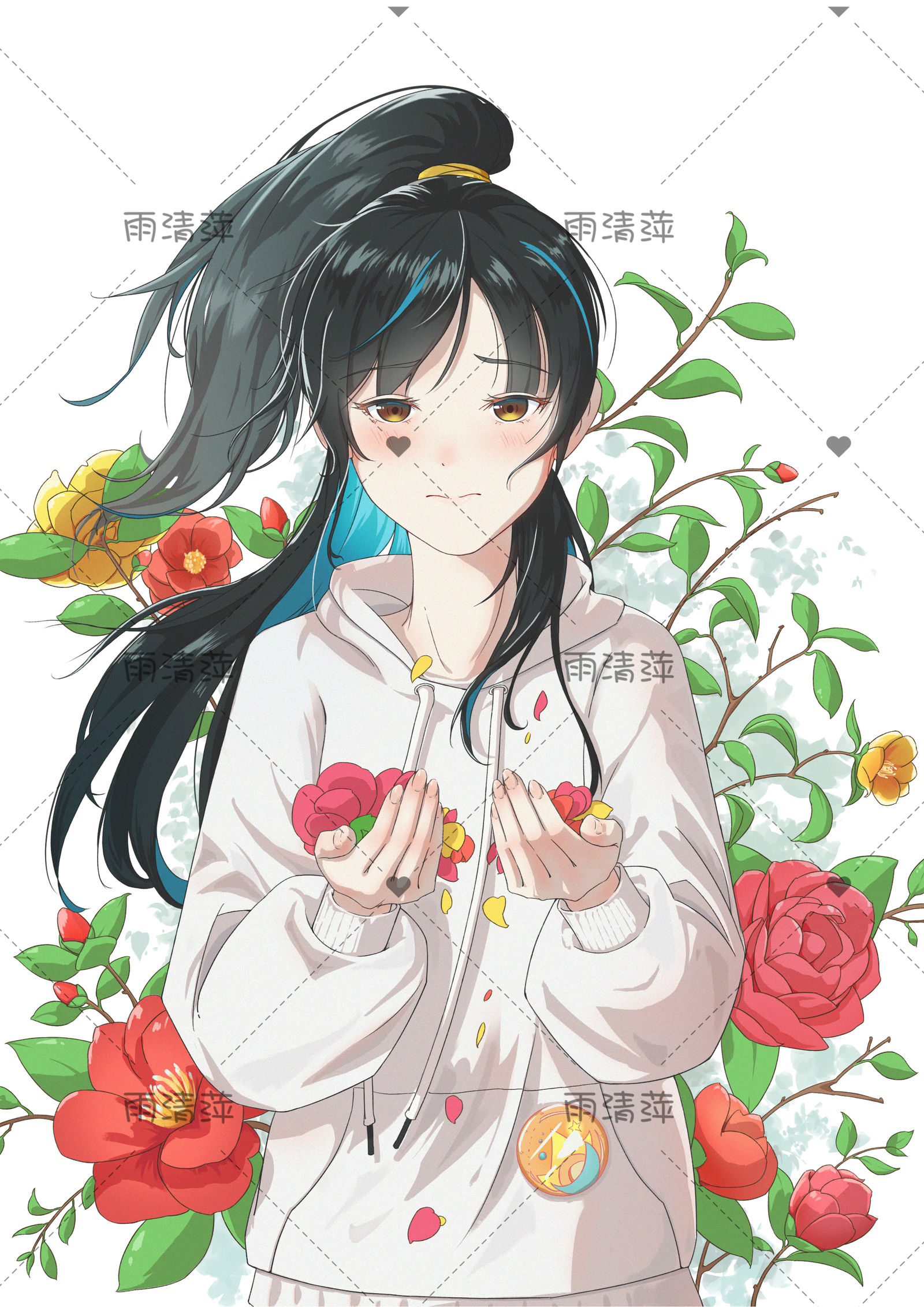 忧伤的山茶花女孩