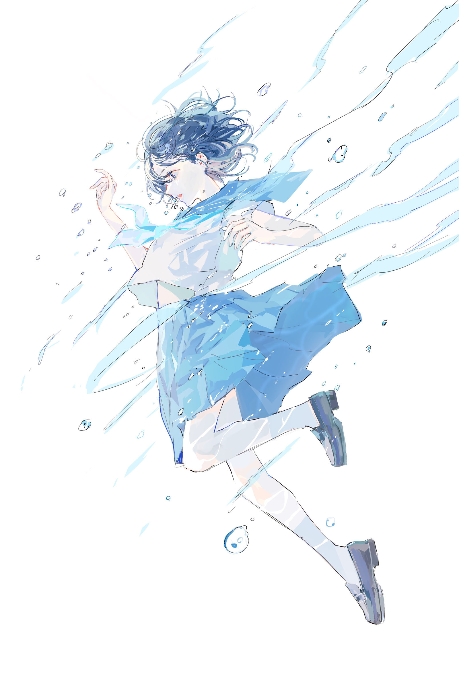 翔べ、插画图片壁纸