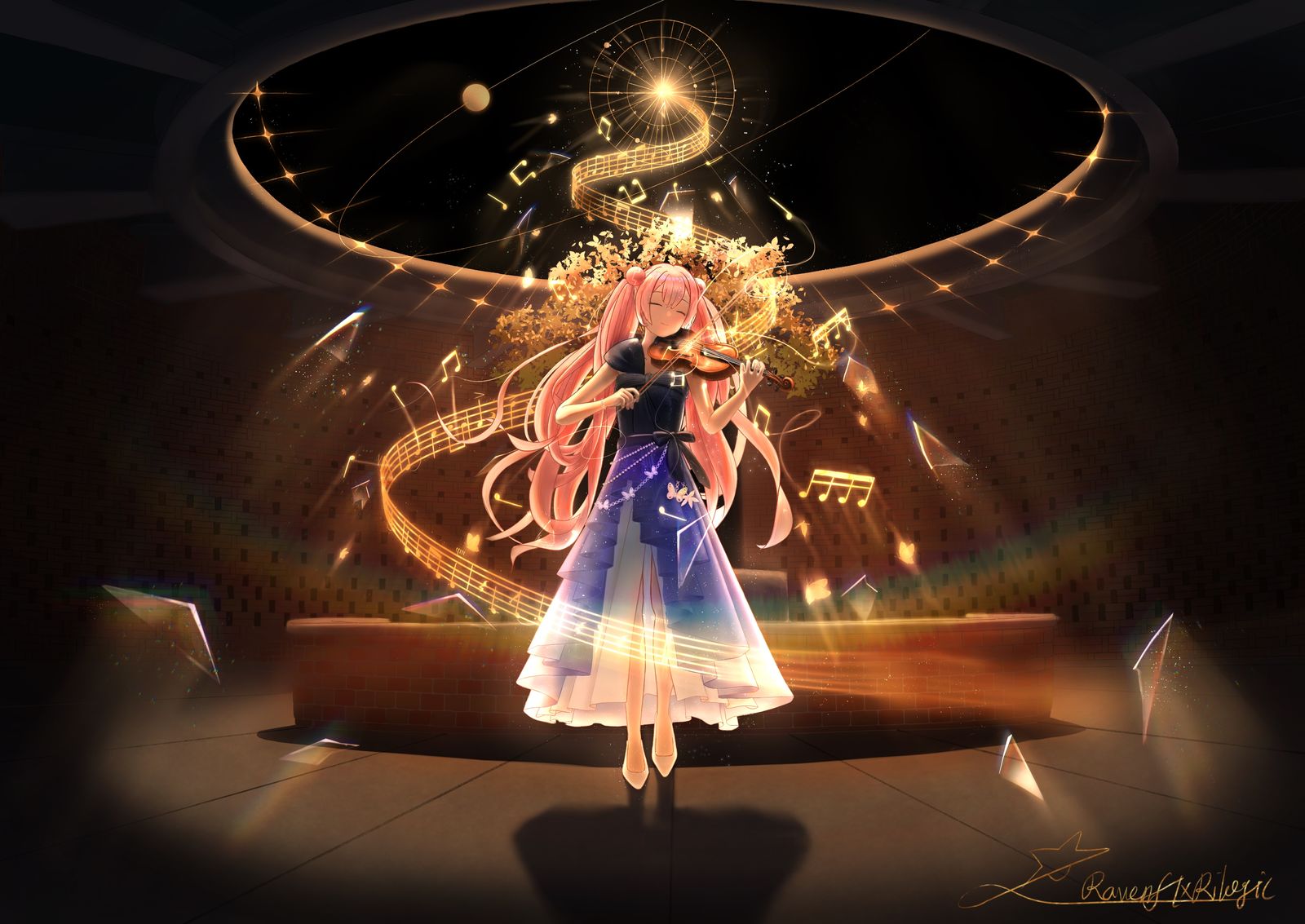 冰糖协奏曲(Concerto: HFUT)插画图片壁纸