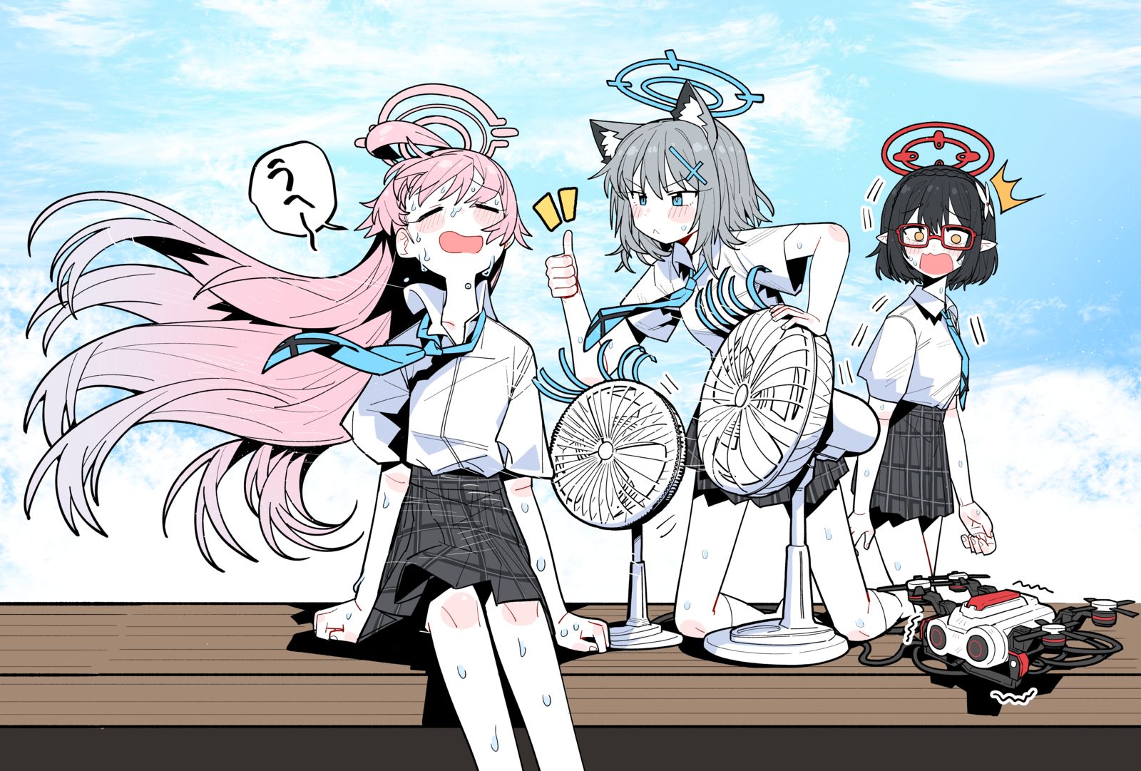 涼しい插画图片壁纸