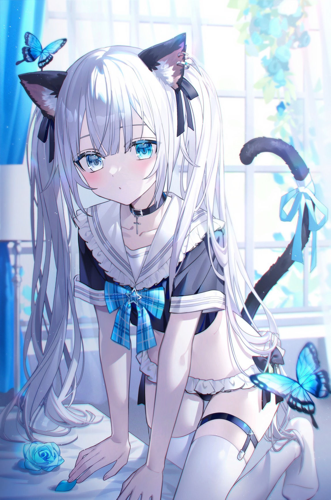 黒猫セーラー ‍⬛头像同人高清图