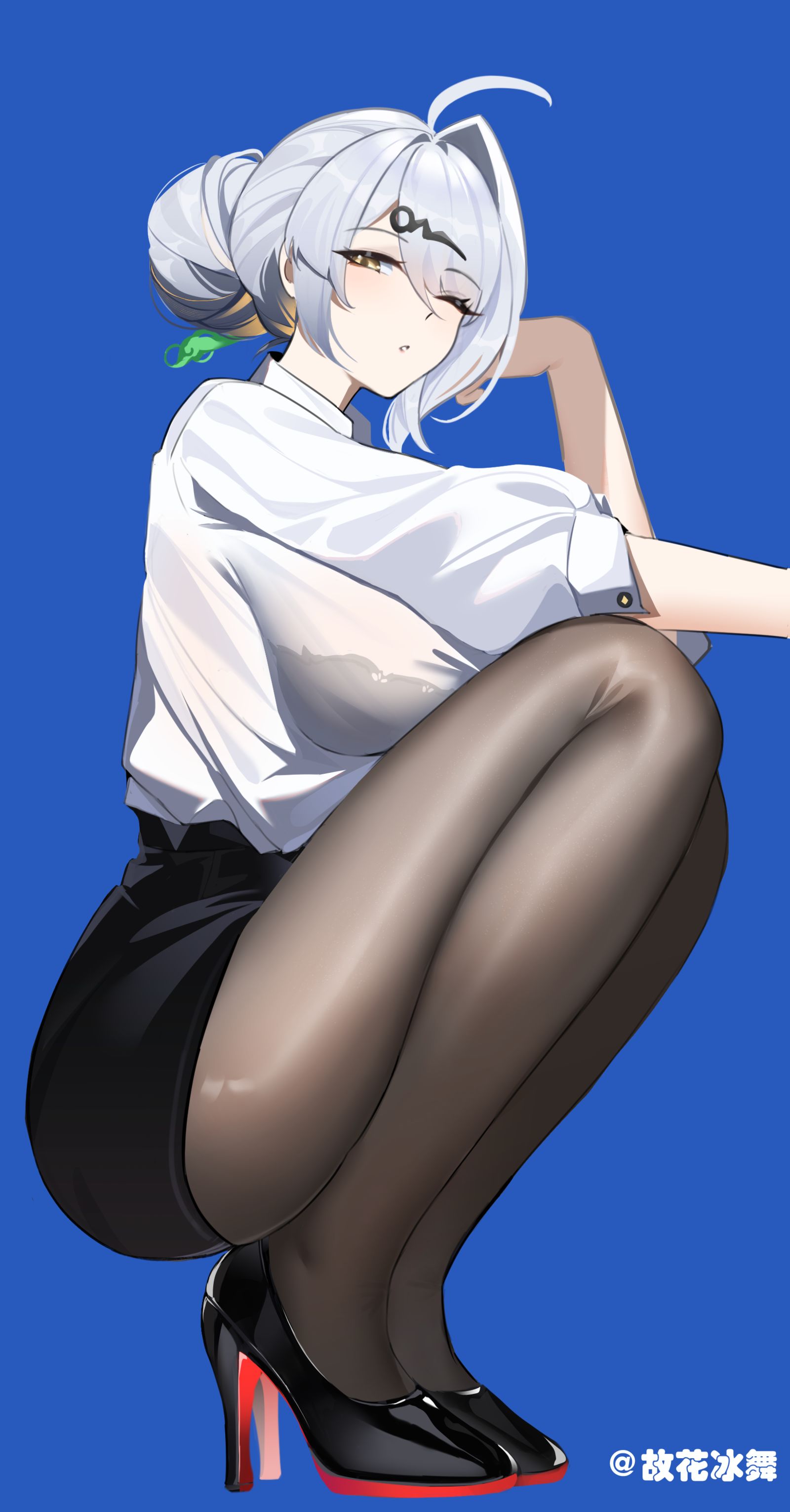 制服仪玄插画图片壁纸