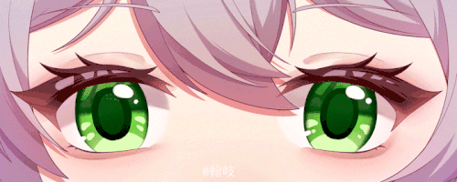 做了个会动的眼睛条