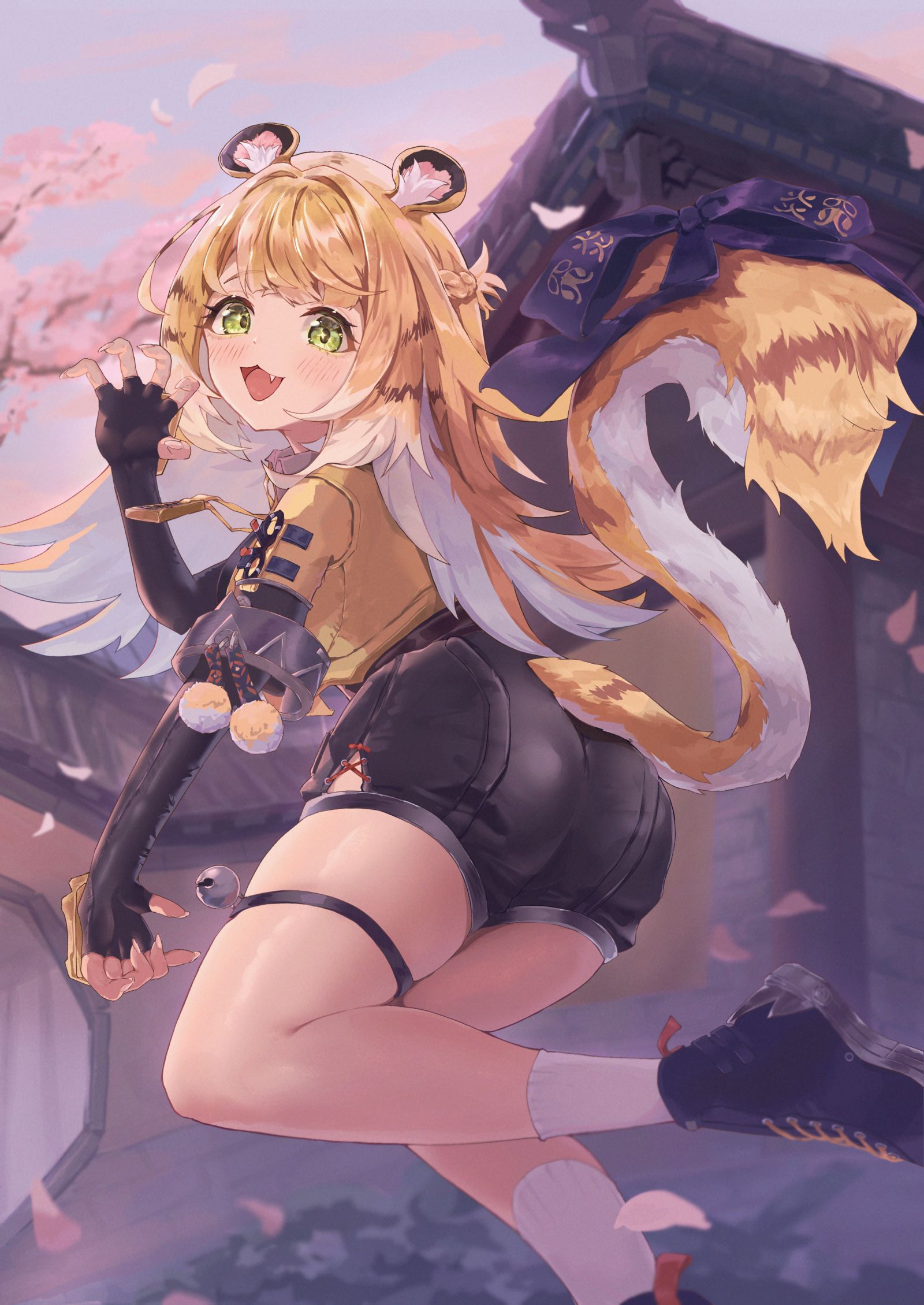 橘福福插画图片壁纸