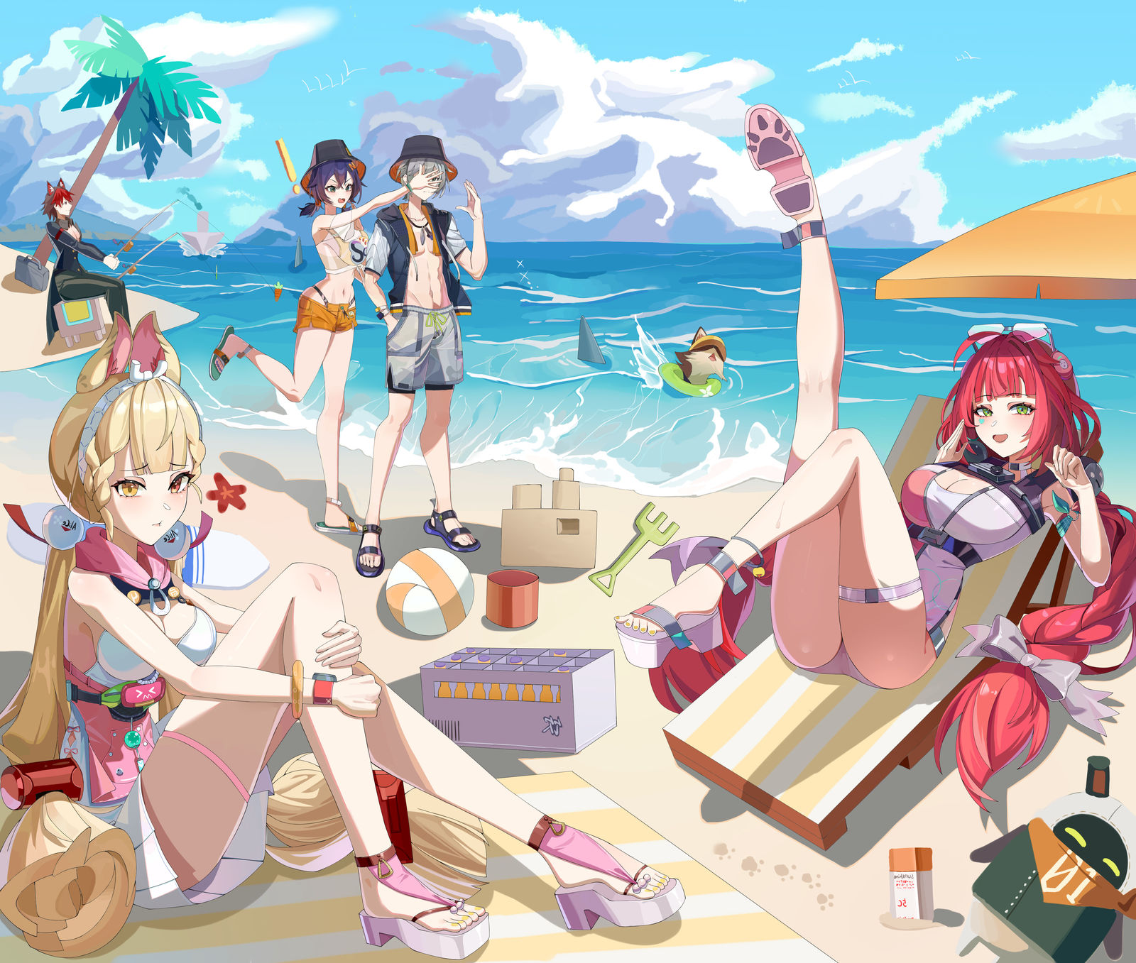 夏日狂欢！头像同人高清图