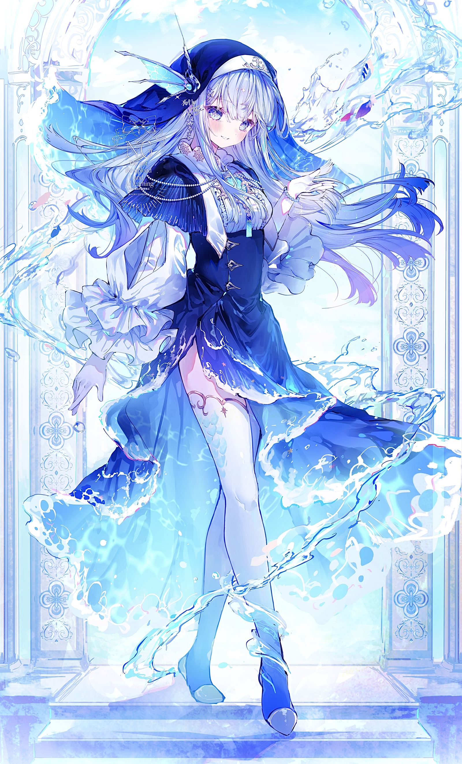 Blue ocean插画图片壁纸