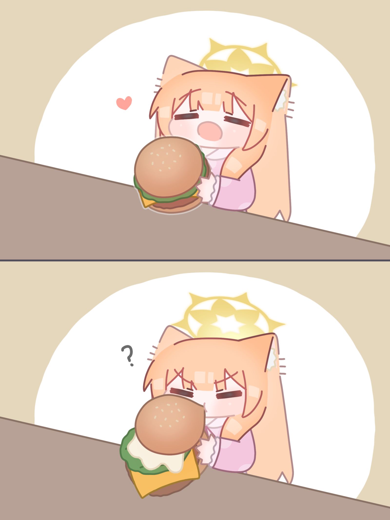 hamburger插画图片壁纸