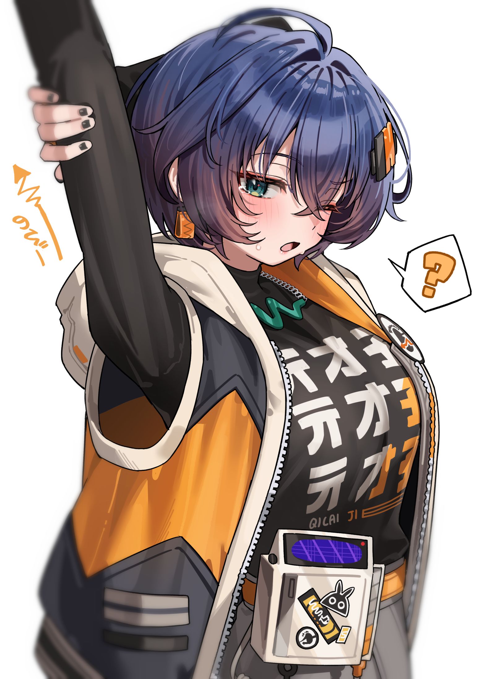 寝起きリン插画图片壁纸