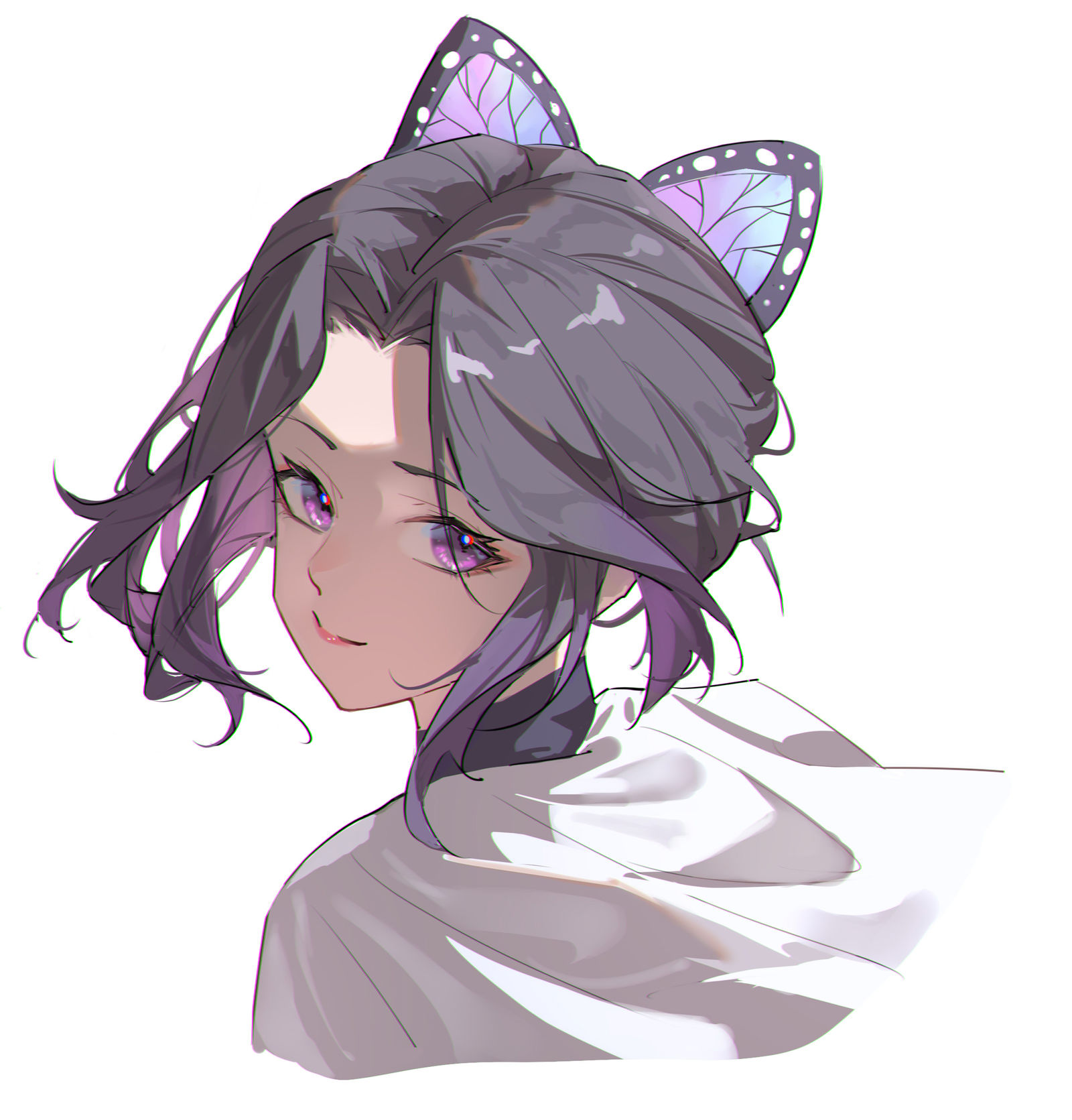 蝴蝶忍插画图片壁纸