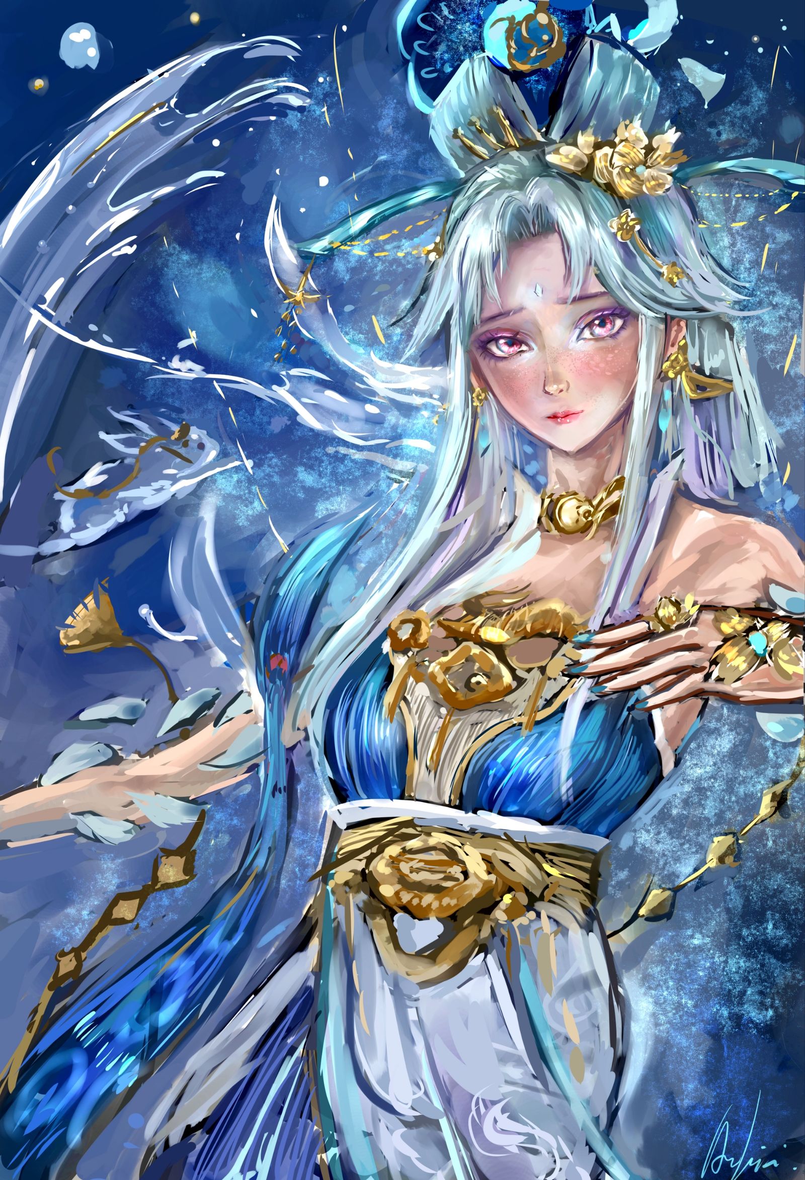 嫦娥-器灵•落星盏同人