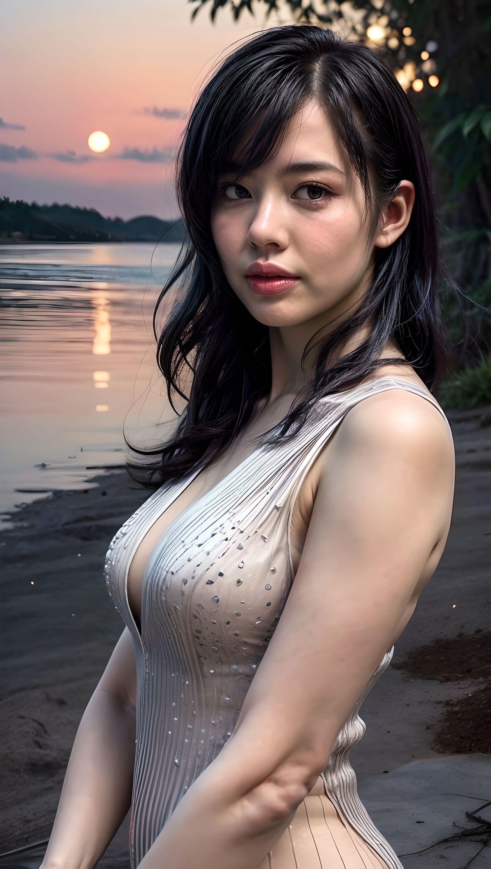 即使现实见到了也难以相信的美貌！插画图片壁纸