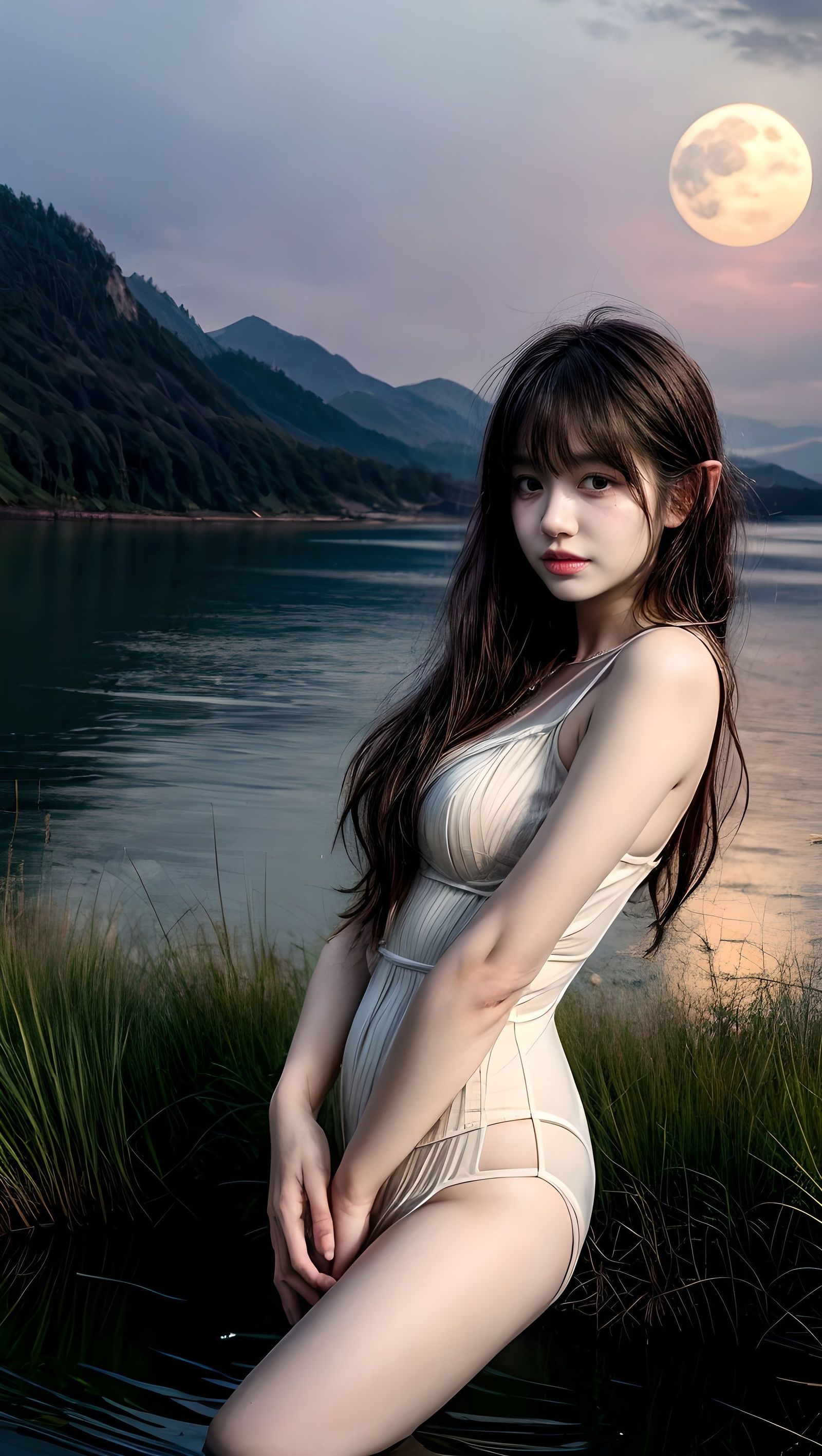 爱是十里扬州，灯火不休插画图片壁纸