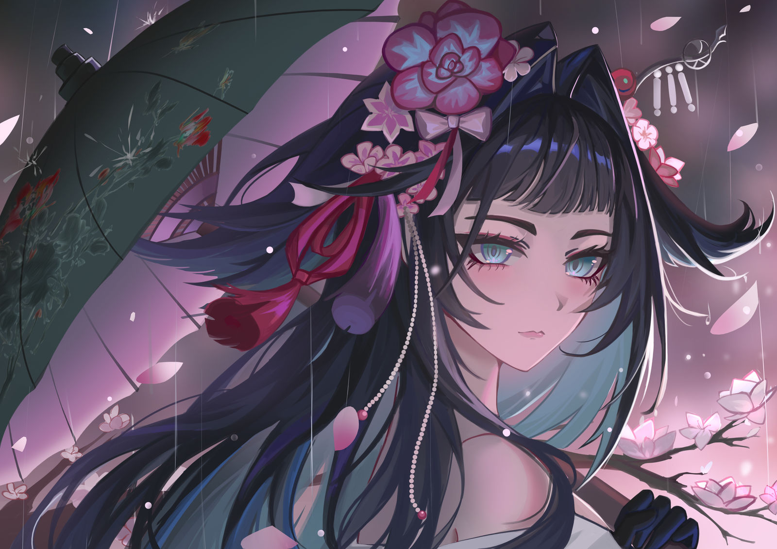 澪插画图片壁纸