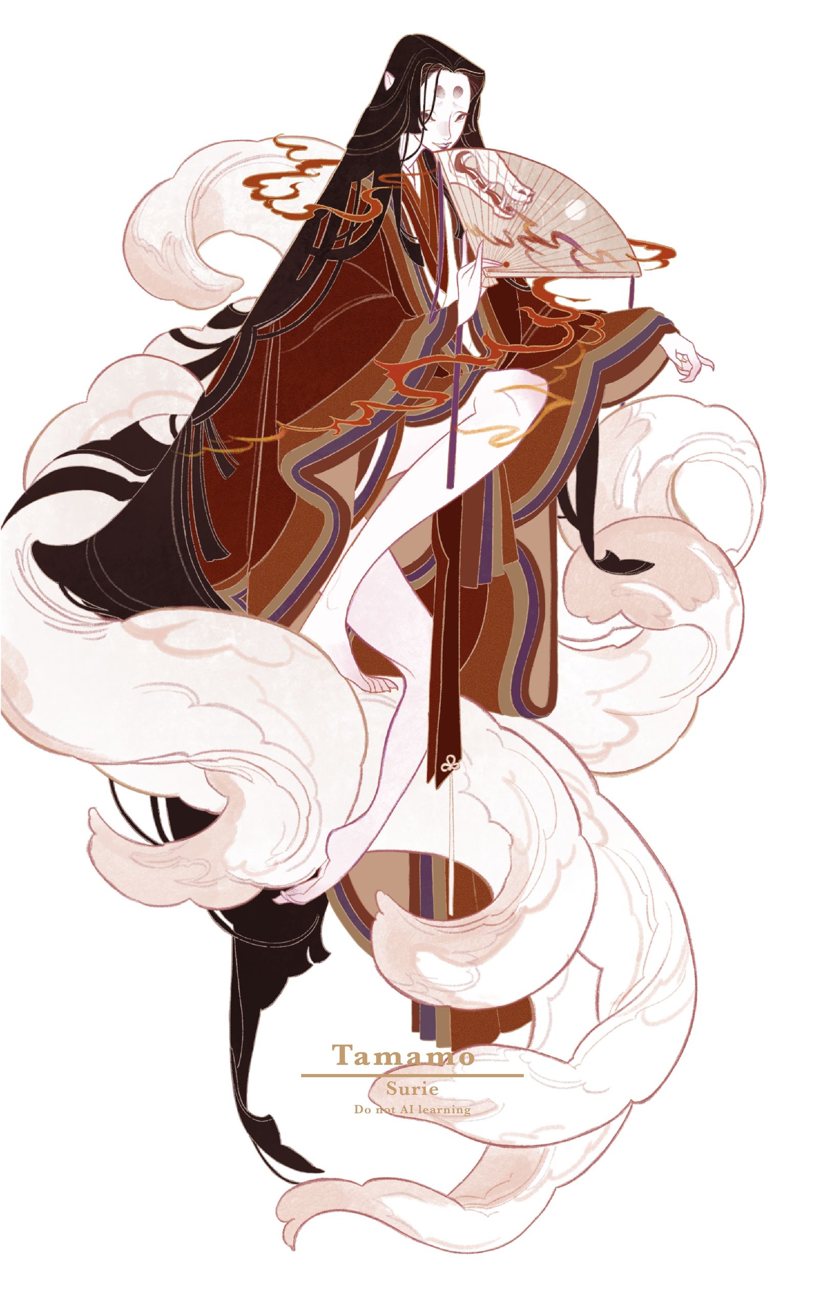 玉藻前插画图片壁纸