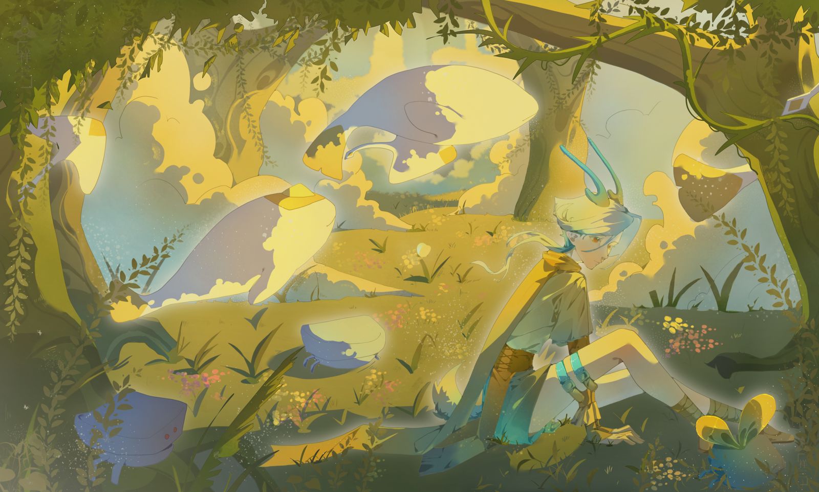 小天地插画图片壁纸