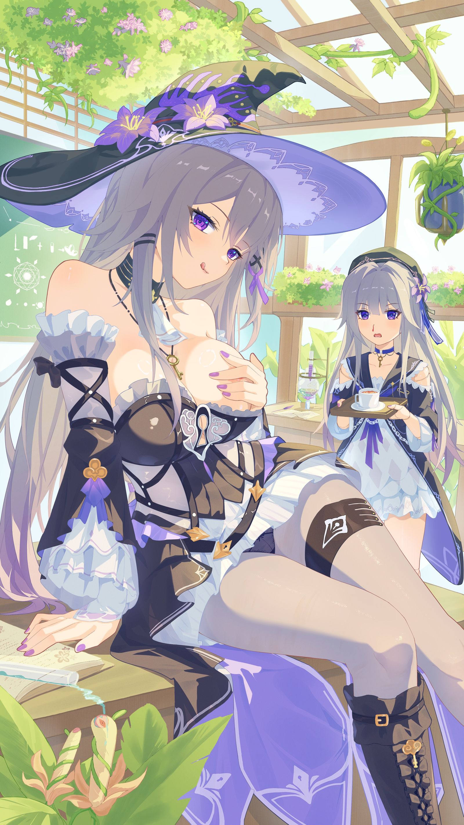 大黑塔插画图片壁纸