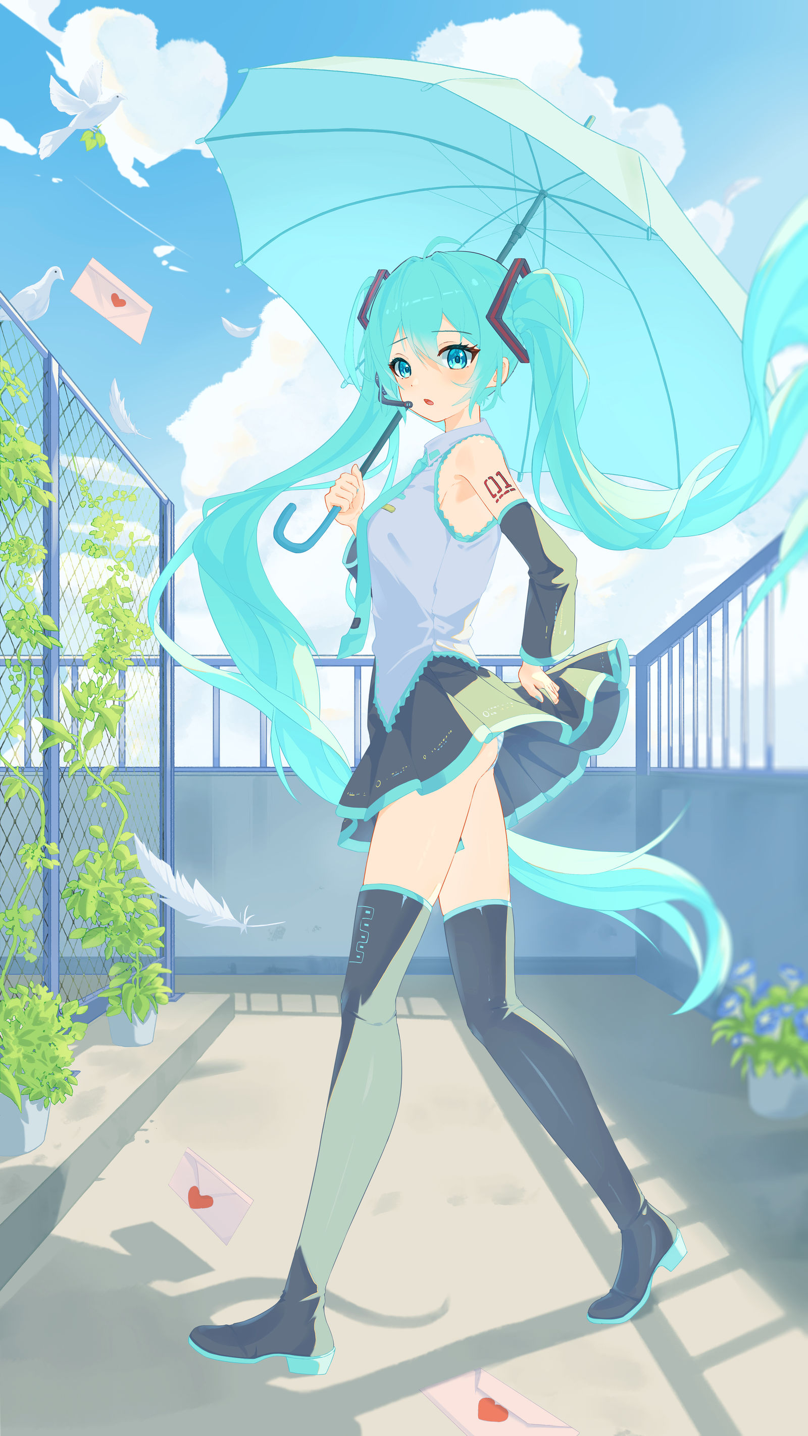 初音未来插画图片壁纸