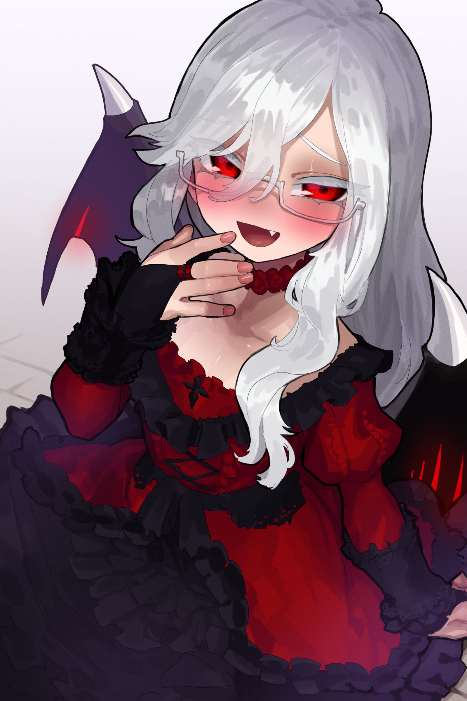 吸血鬼ちゃん插画图片壁纸