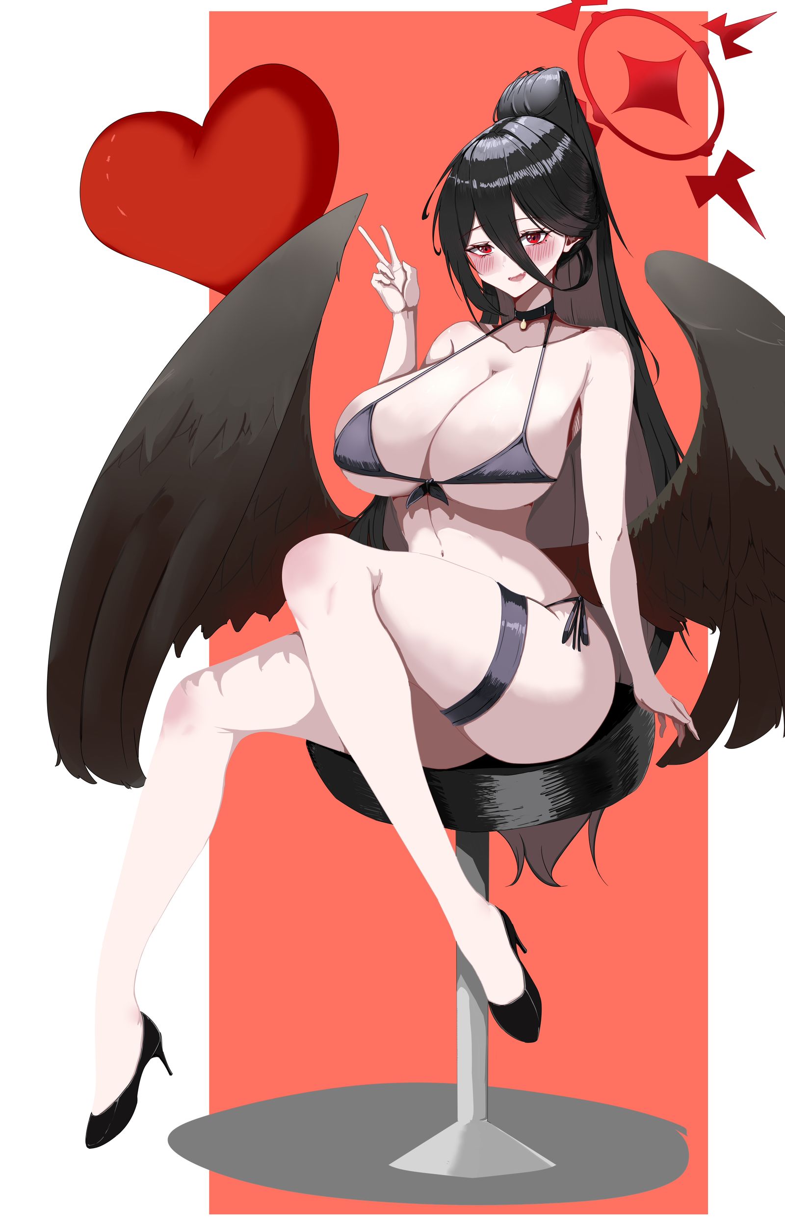 羽川莲见头像同人高清图