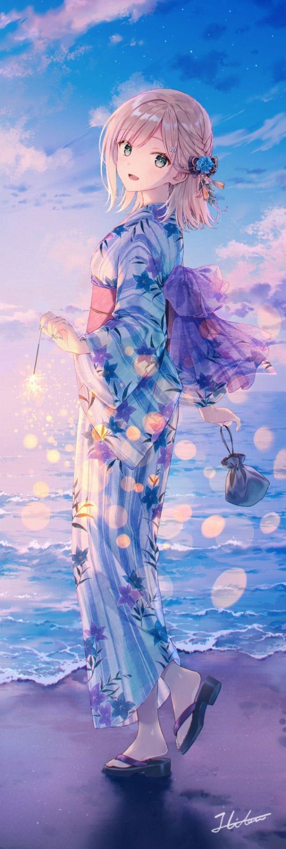 夏の思い出插画图片壁纸