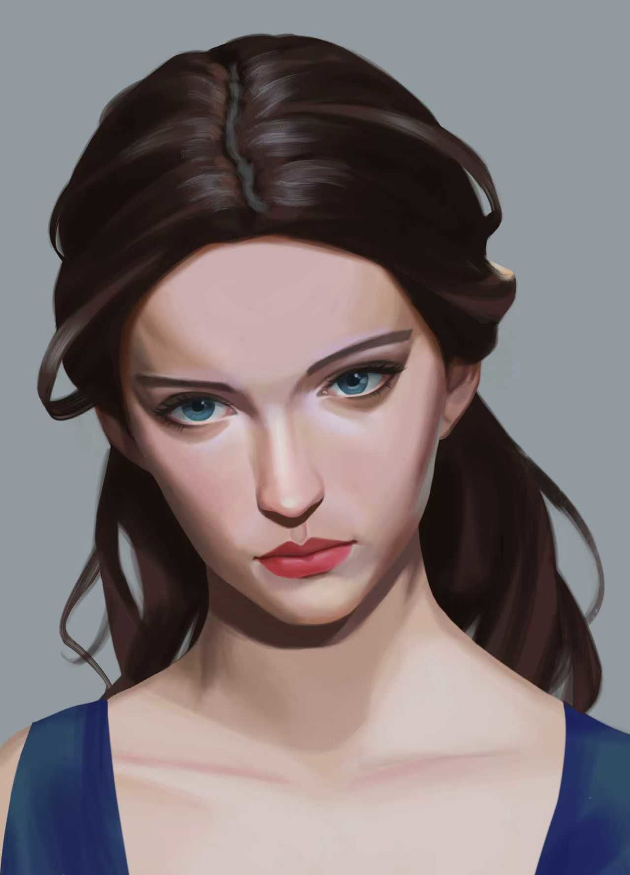 厚涂练习插画图片壁纸