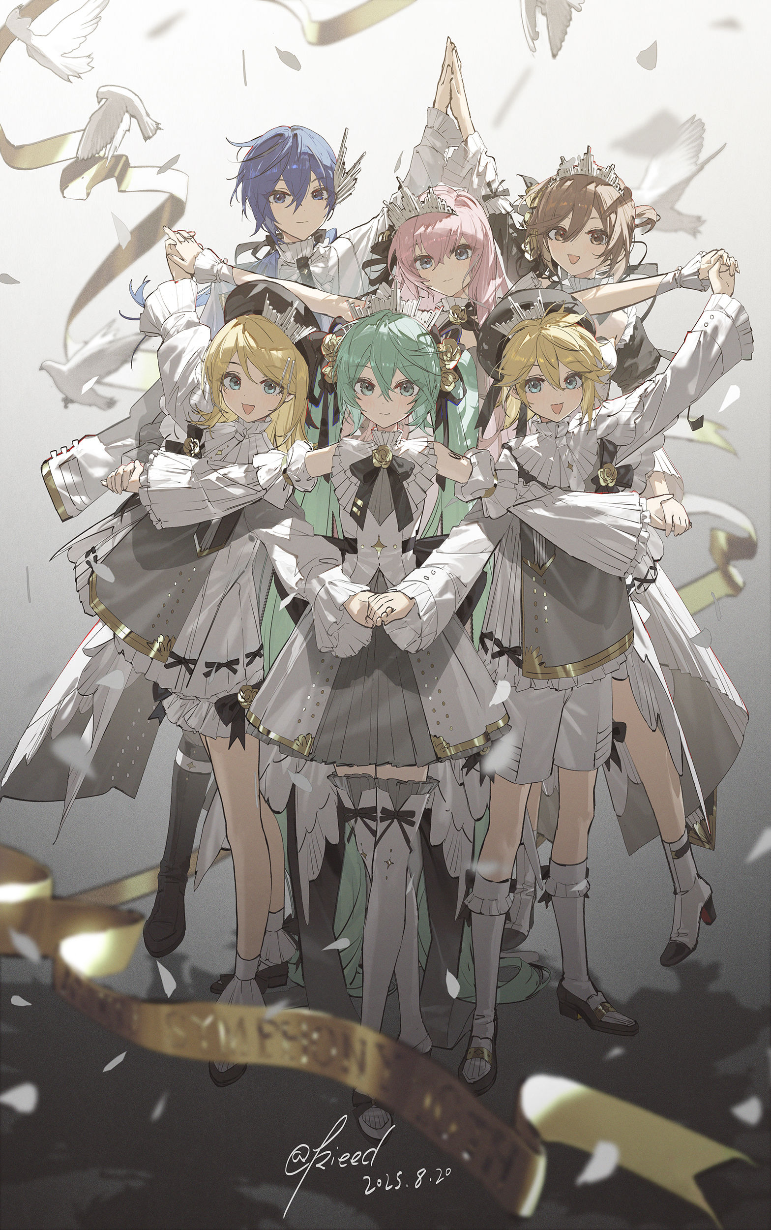 miku交响乐插画图片壁纸