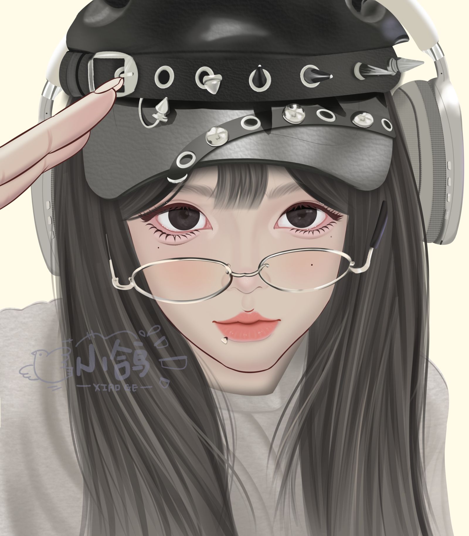 半厚涂头像-手绘头像头像约稿