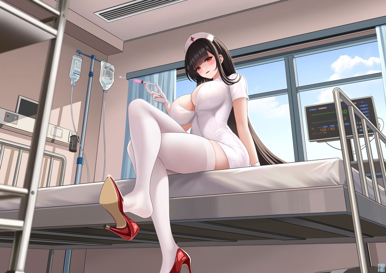 看護時間💉插画图片壁纸