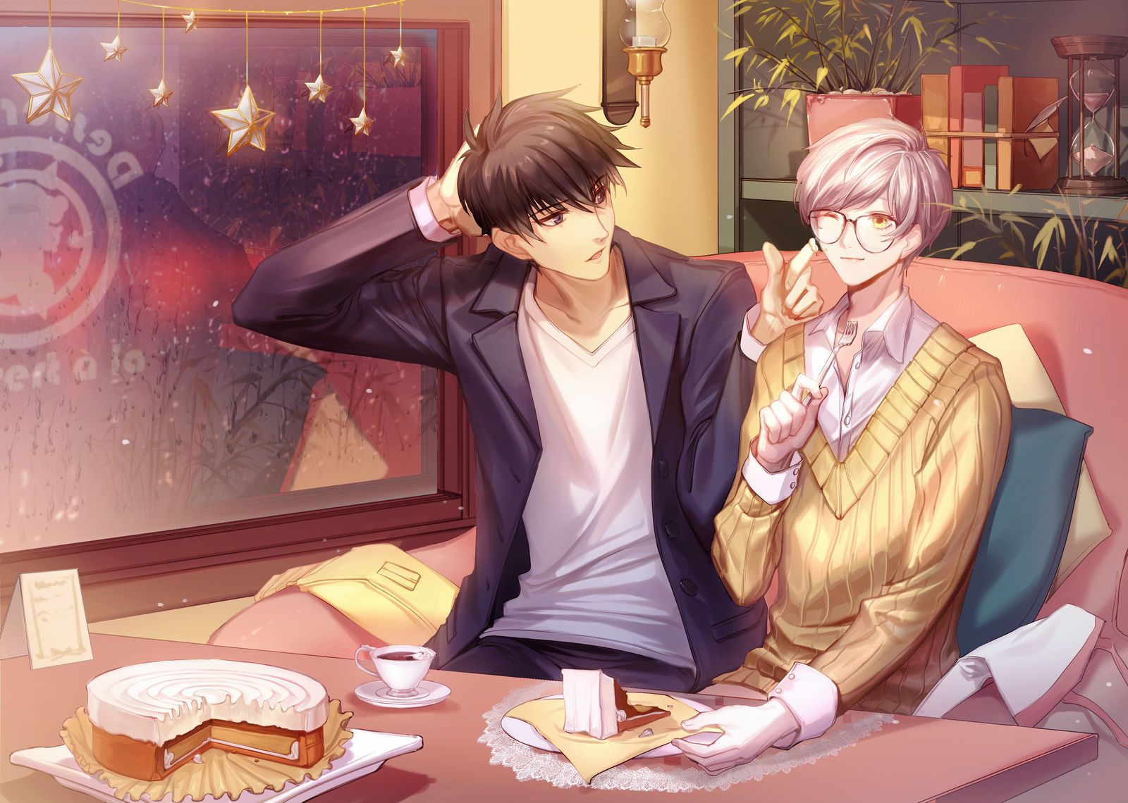 喫茶店デート头像同人高清图