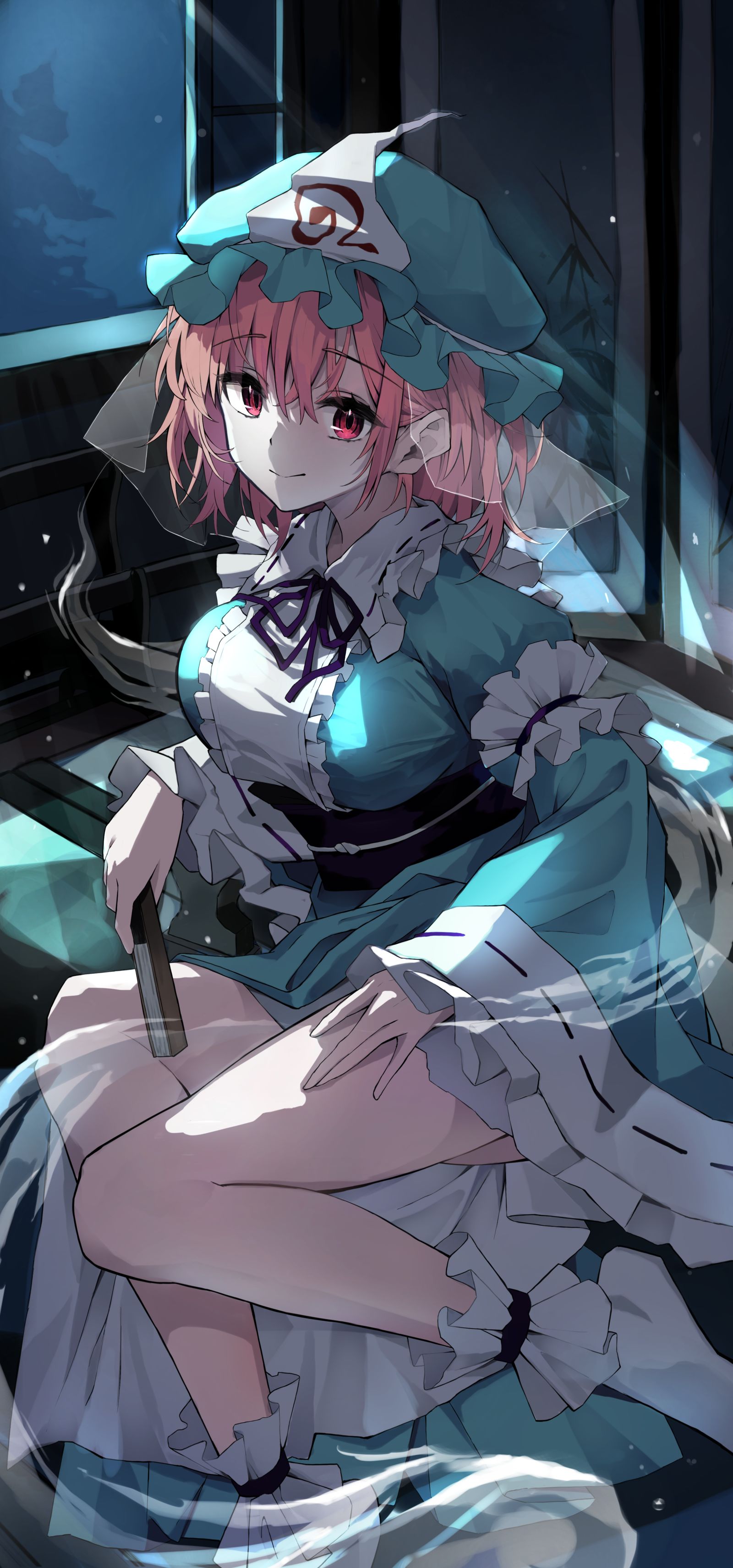 幽冥楼閣の亡霊少女插画图片壁纸